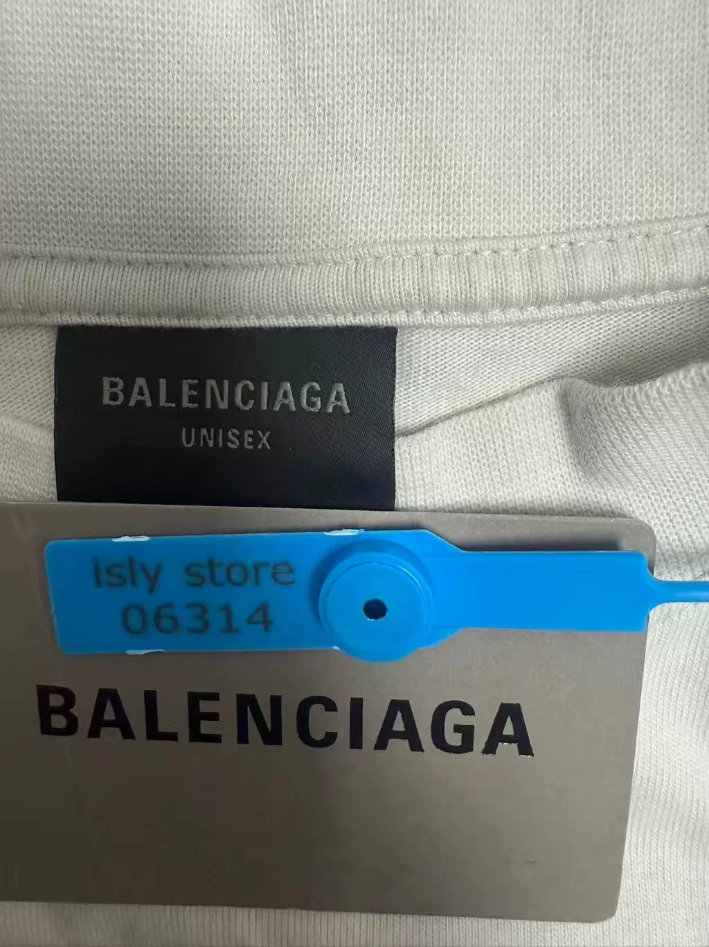 Balenciaga Logo Print Round-Neck T-Shirt — back