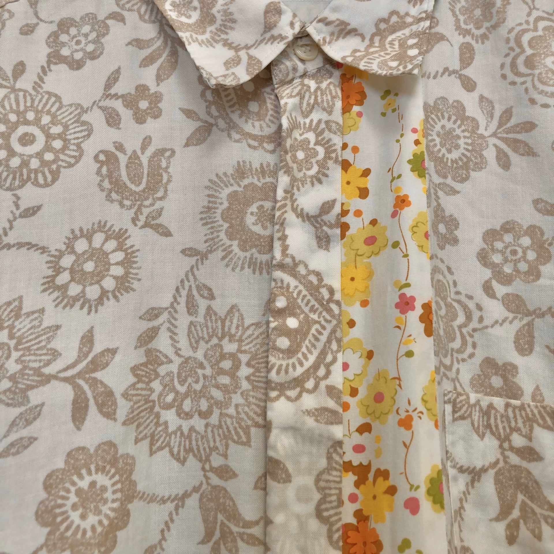Comme des Garçons 1990s Floral Shirt — label