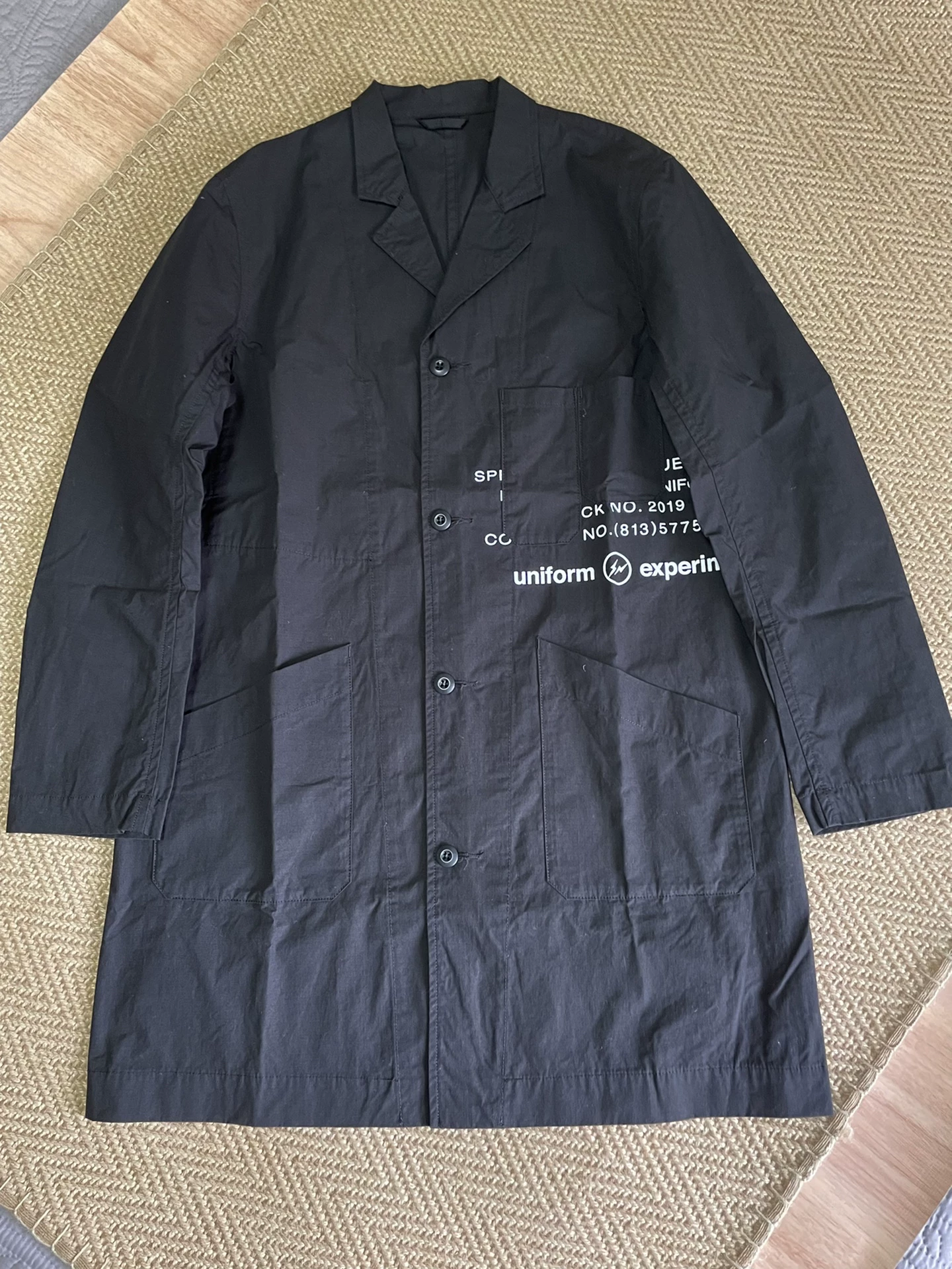 Uniform Experiment UEN MIL Coat