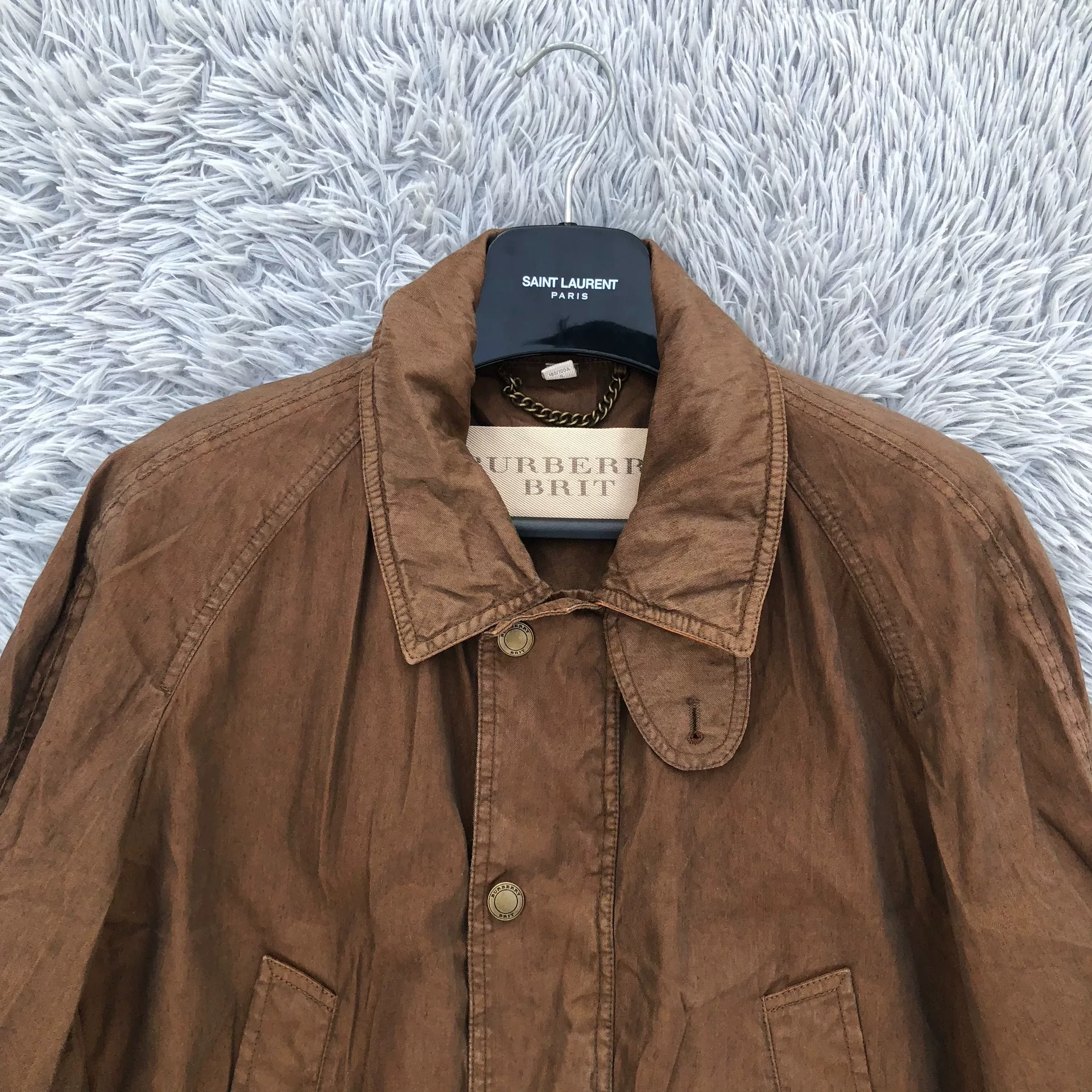 Burberry Brit Brown Field Jacket — back