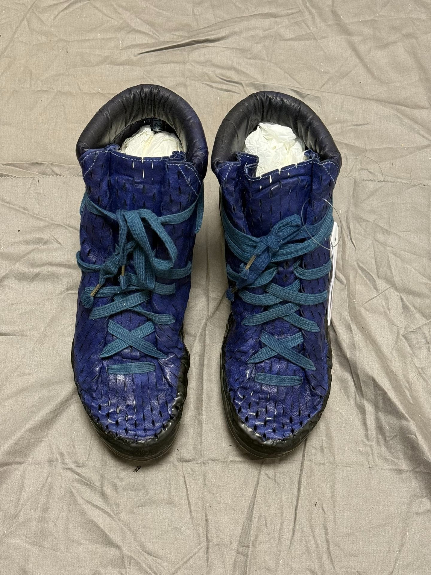 Carol Christian Poell Laser-Cut High-Top Sneakers — front