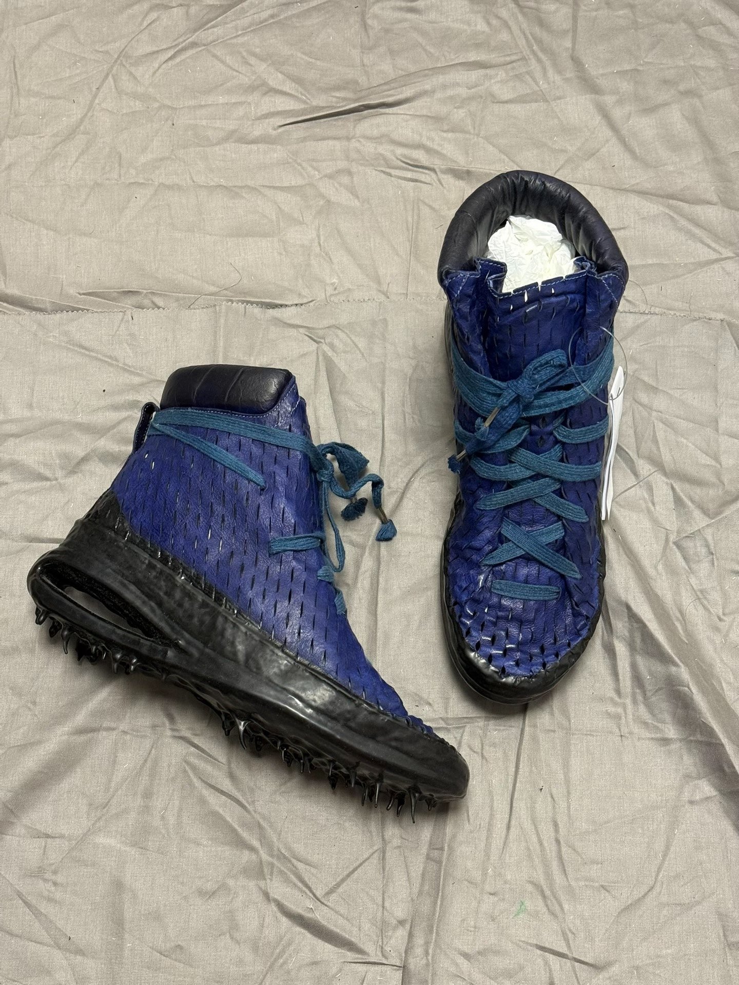 Carol Christian Poell Laser-Cut High-Top Sneakers