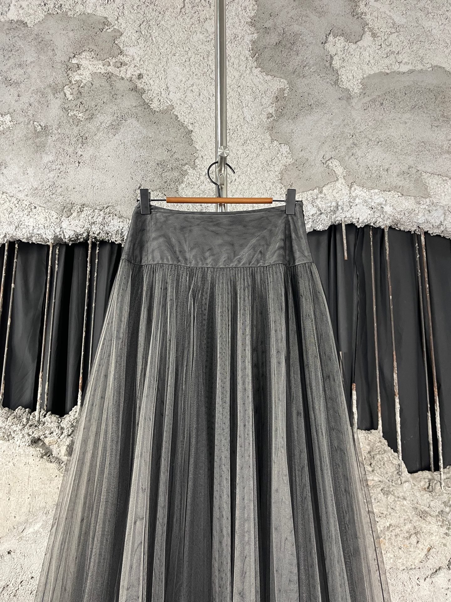 Dior Tulle Long Skirt — detail