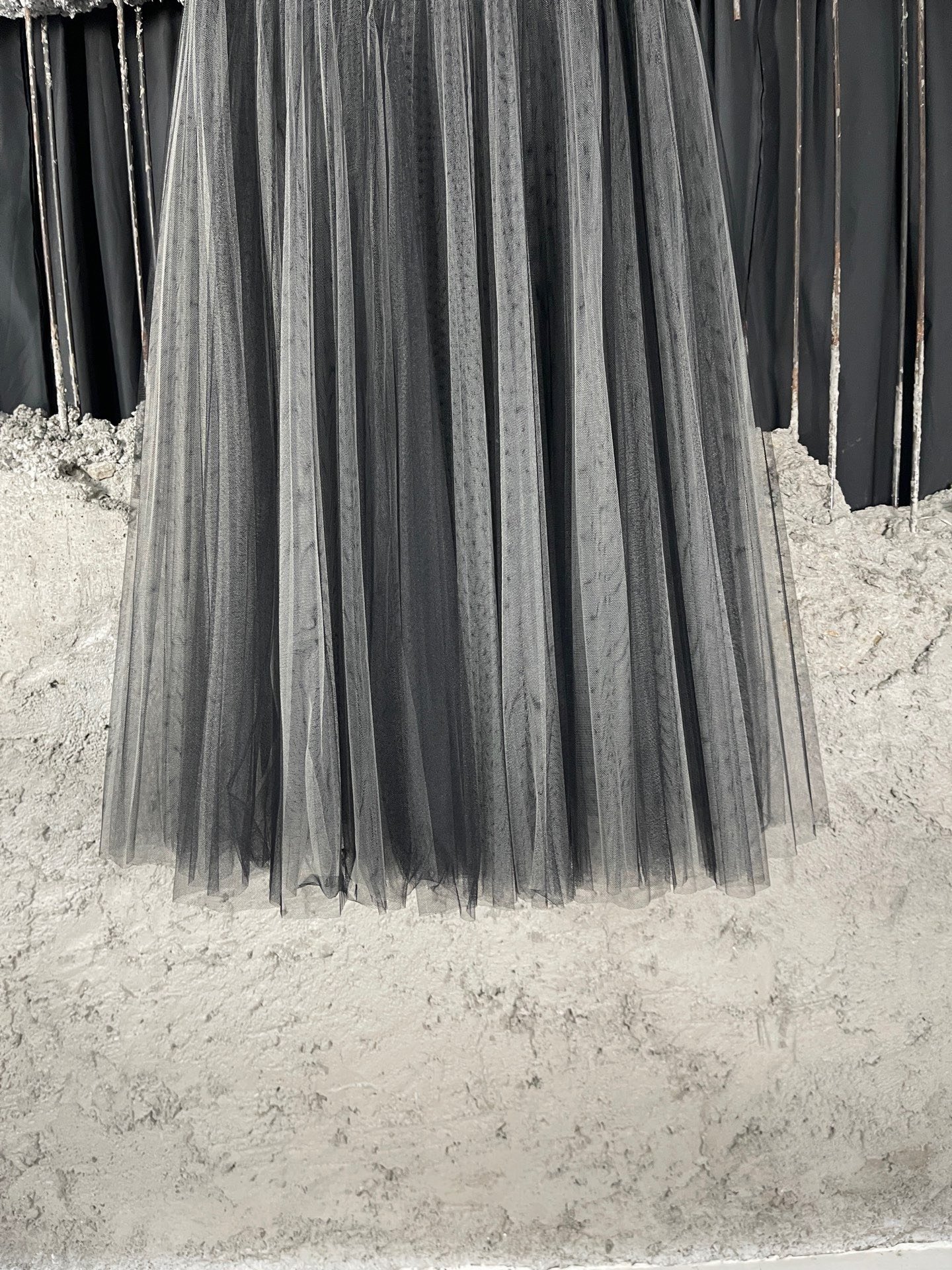 Dior Tulle Long Skirt — back