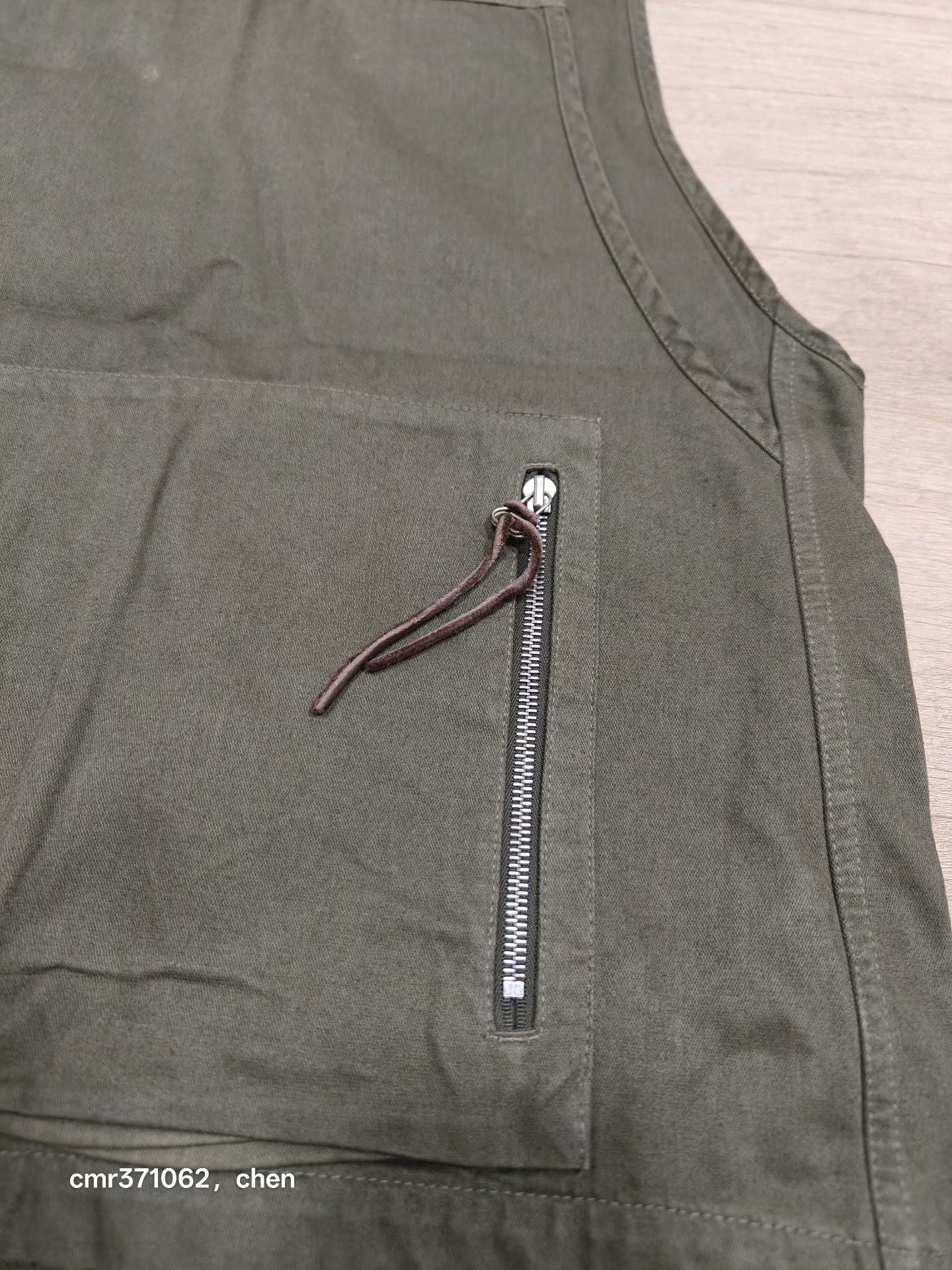 visvim 06 Fisherman Vest — label