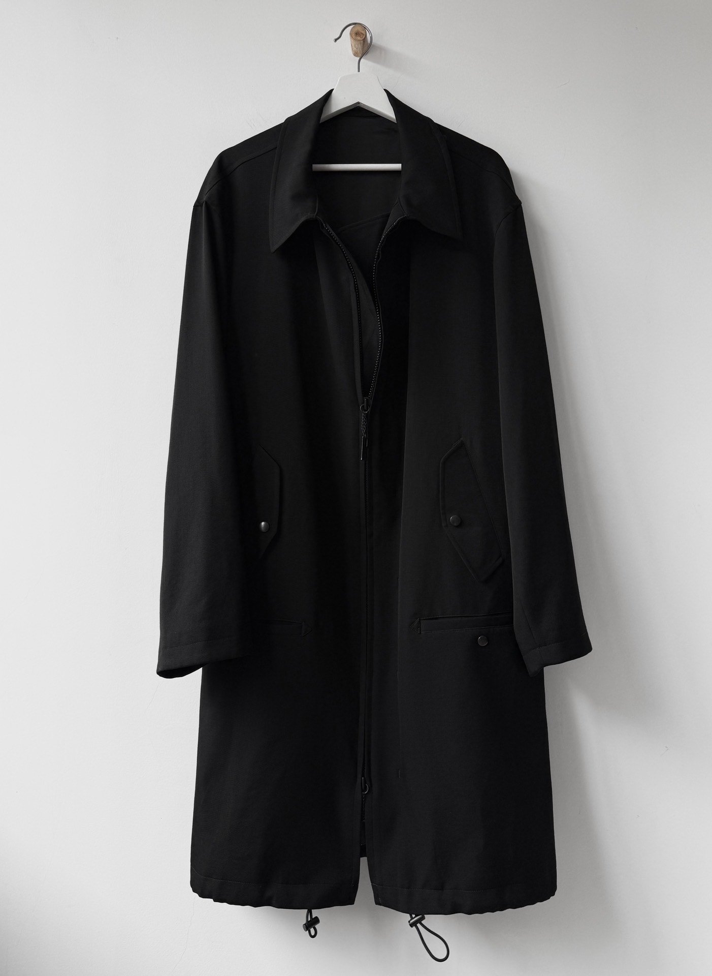 Yohji Yamamoto 24AW Military-Inspired Coat — detail