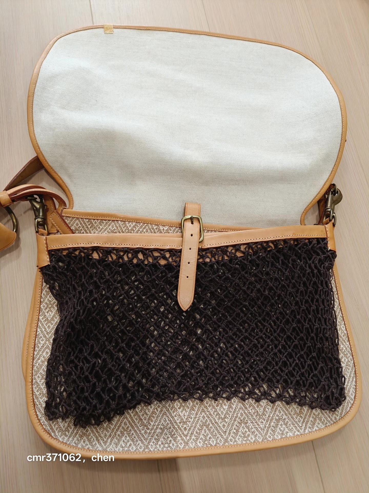 VISVIM 12SS HUNTING SATCHEL FR — back