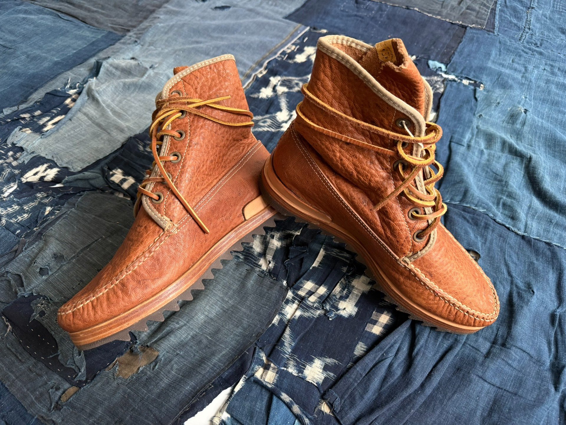 VISVIM 12AW PLATTE BOOTS HI FOLK — detail