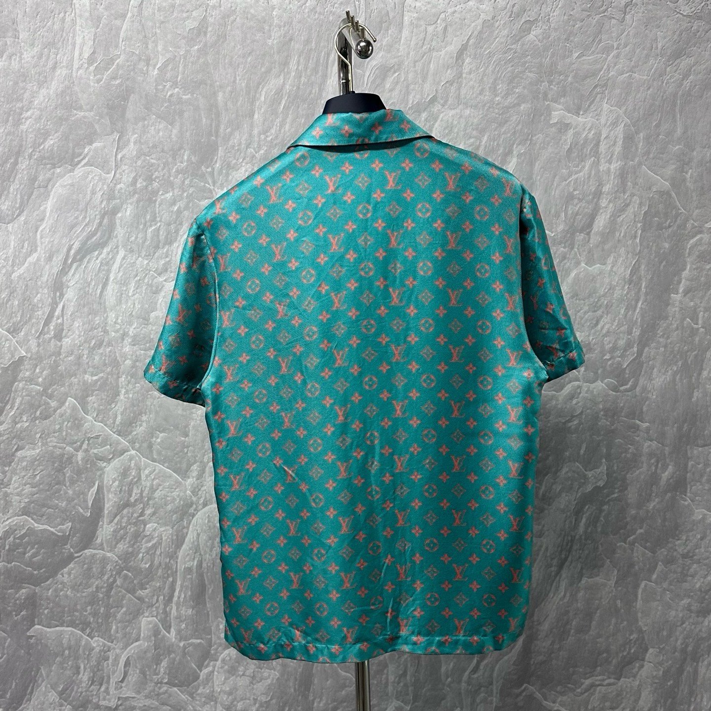 Louis Vuitton FW25 Monogram Silk Shirt — back