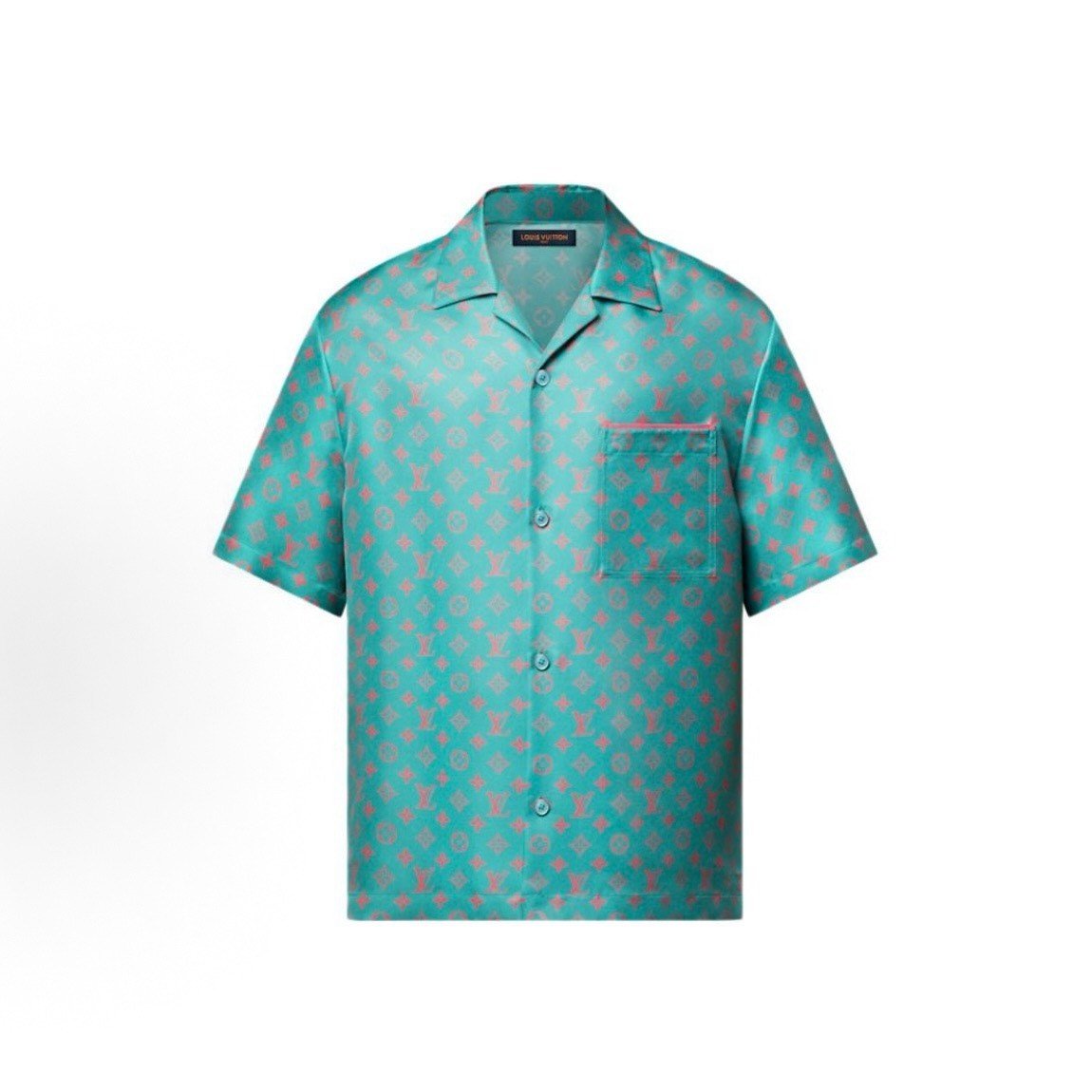 Louis Vuitton FW25 Monogram Silk Shirt