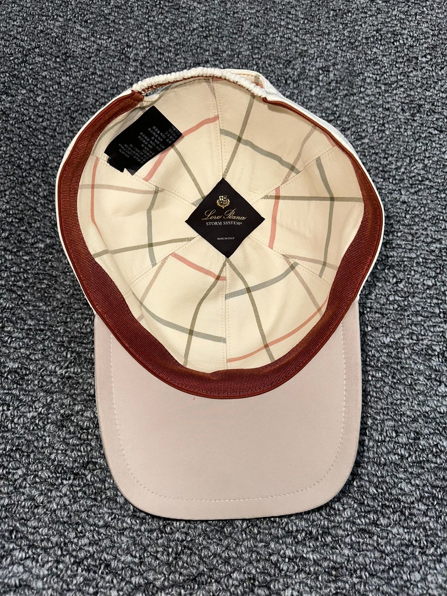 Loro Piana XXL Rare Size Baseball Cap — detail