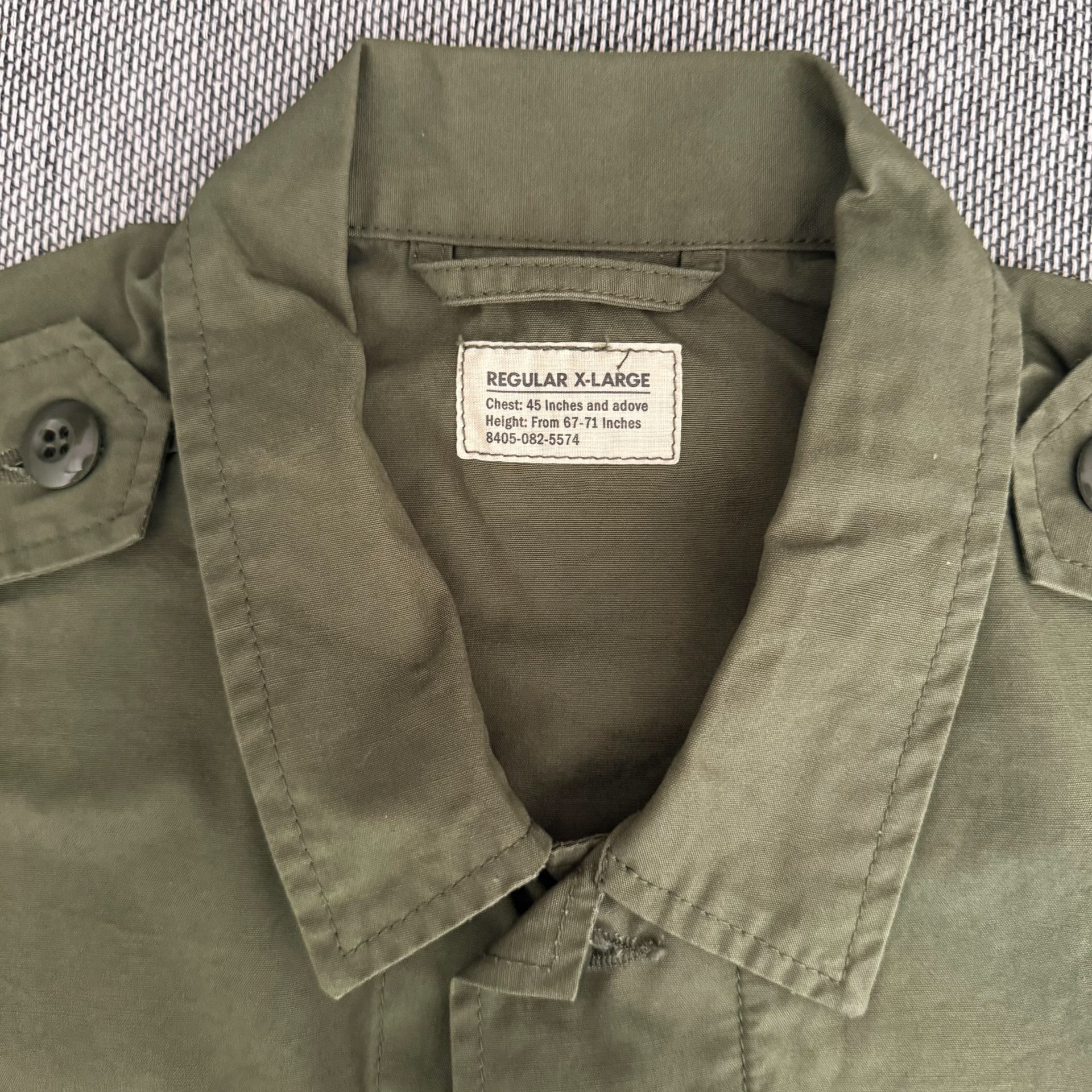 Toys McCoy Vietnam TCU Military Jacket — detail