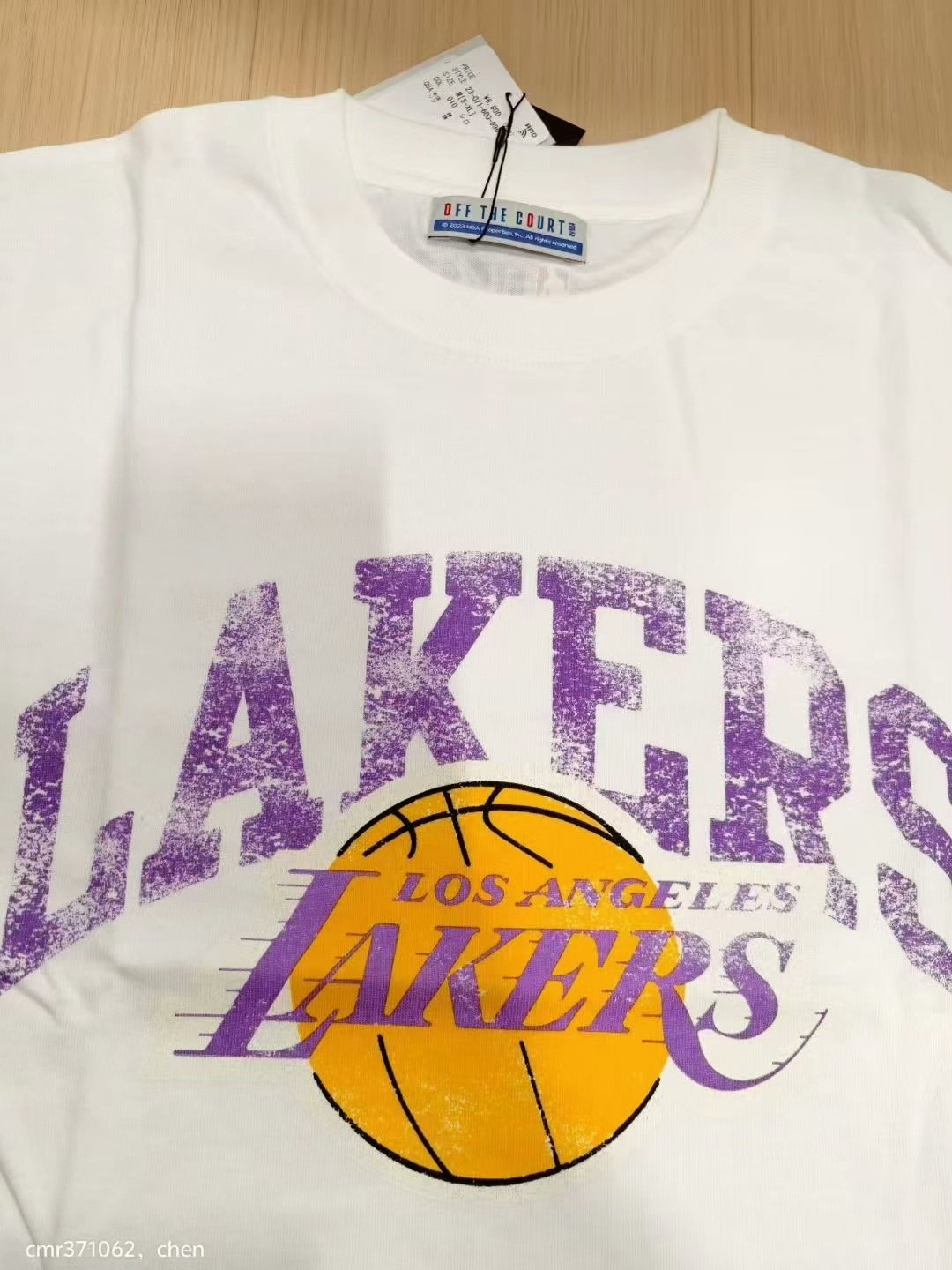 Js x NBA Vintage Washed Tee — front
