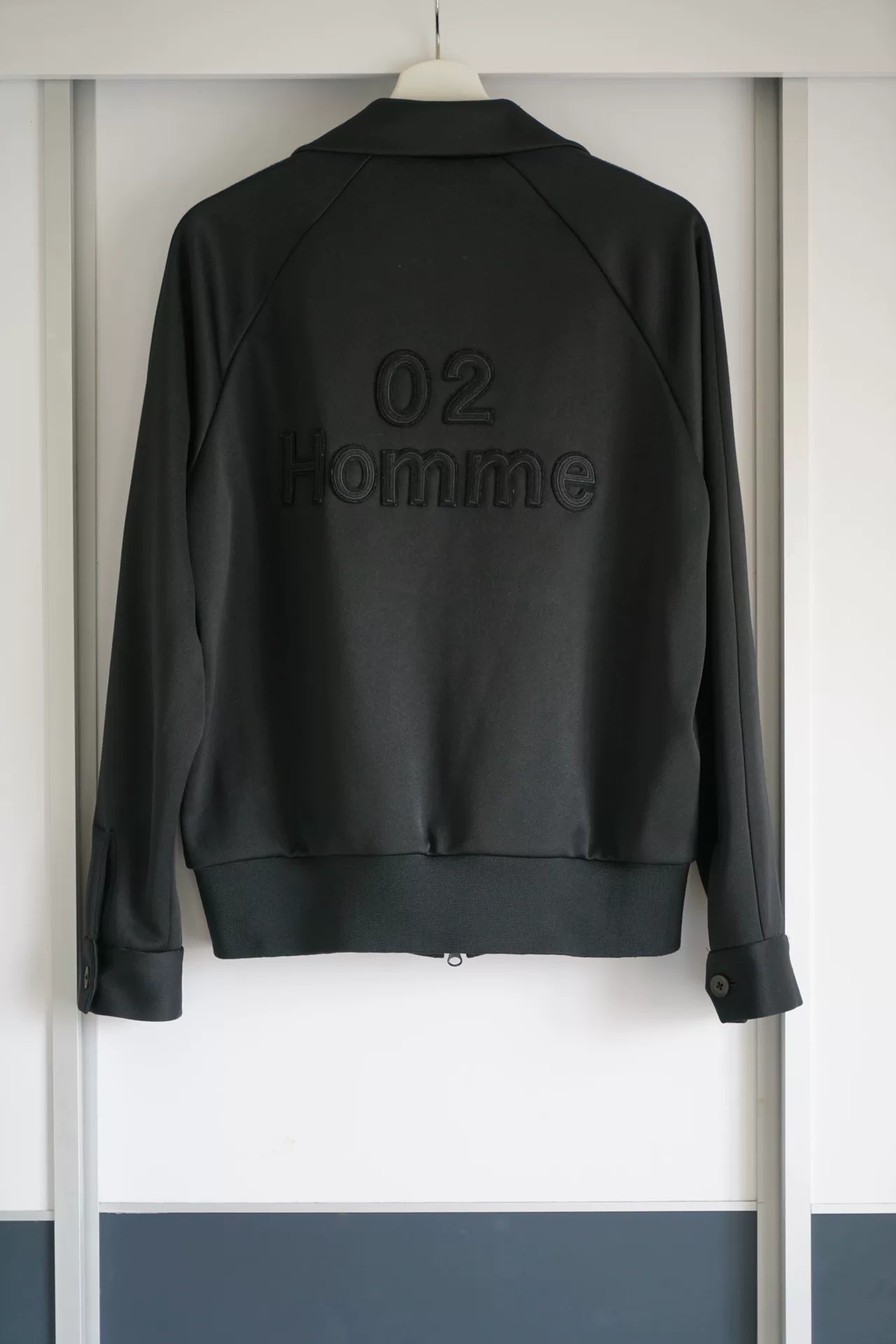 Yohji Yamamoto 2003 SS Digital Embroidery Zip Jacket — front