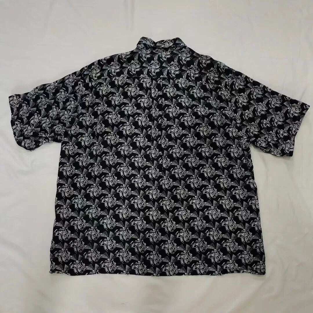 Comme des Garçons 1995SS Mechanical Print Shirt — detail