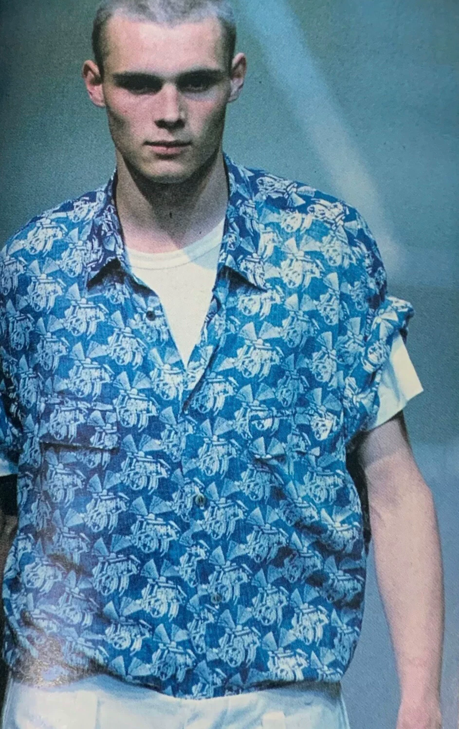 Comme des Garçons 1995SS Mechanical Print Shirt