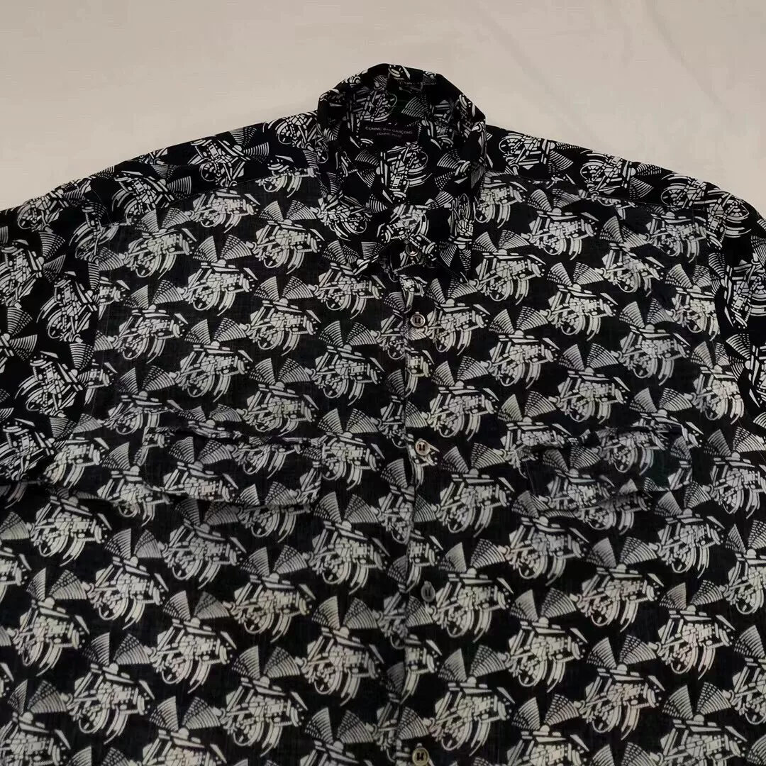 Comme des Garçons 1995SS Mechanical Print Shirt — label