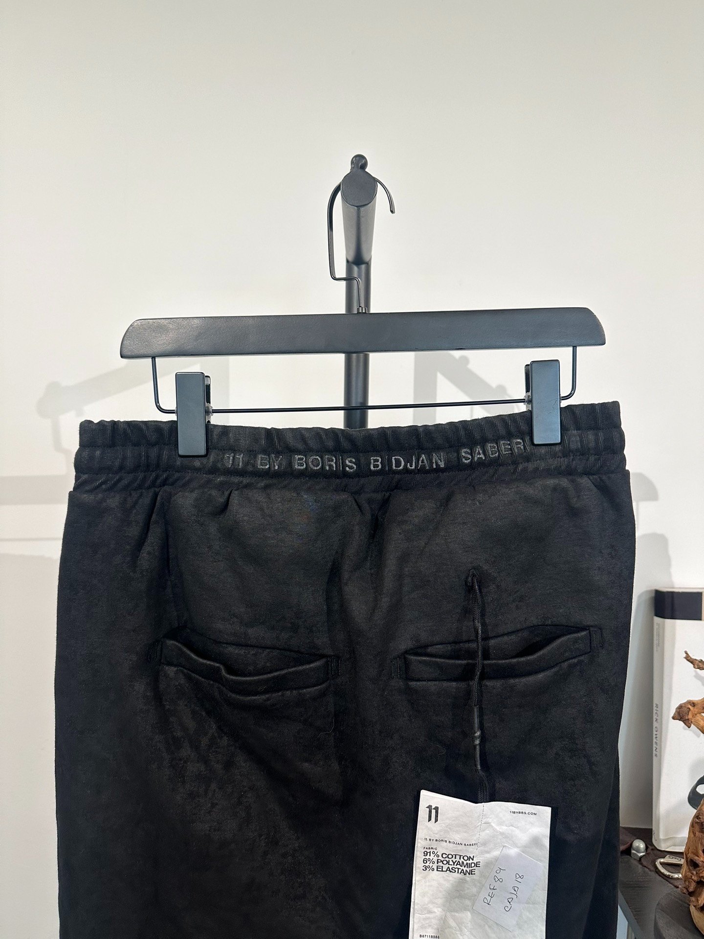 Boris Bidjan Saberi 11by BBS P3C Jogger Pants — label