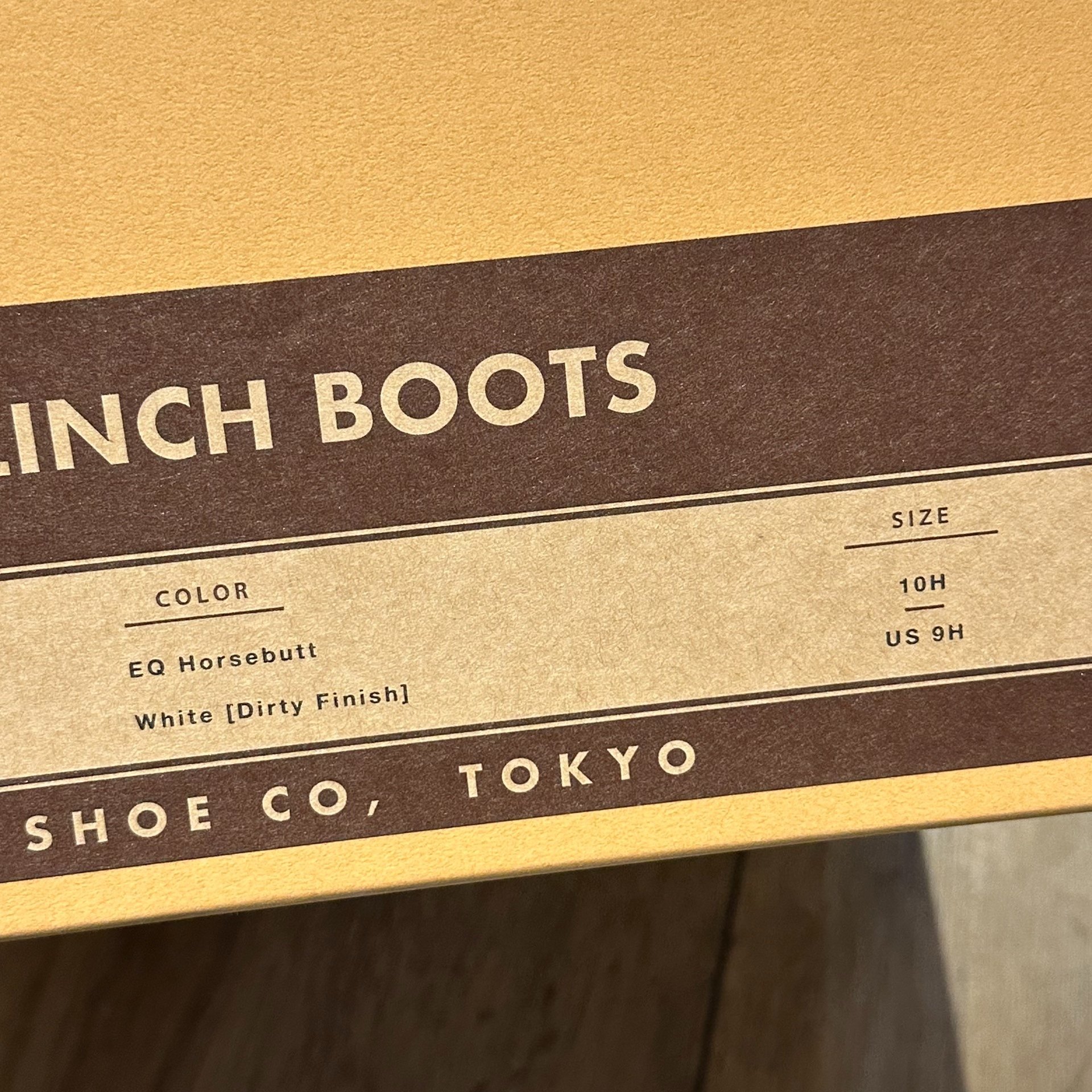 Clinch Gary White Horse Leather Boots — back