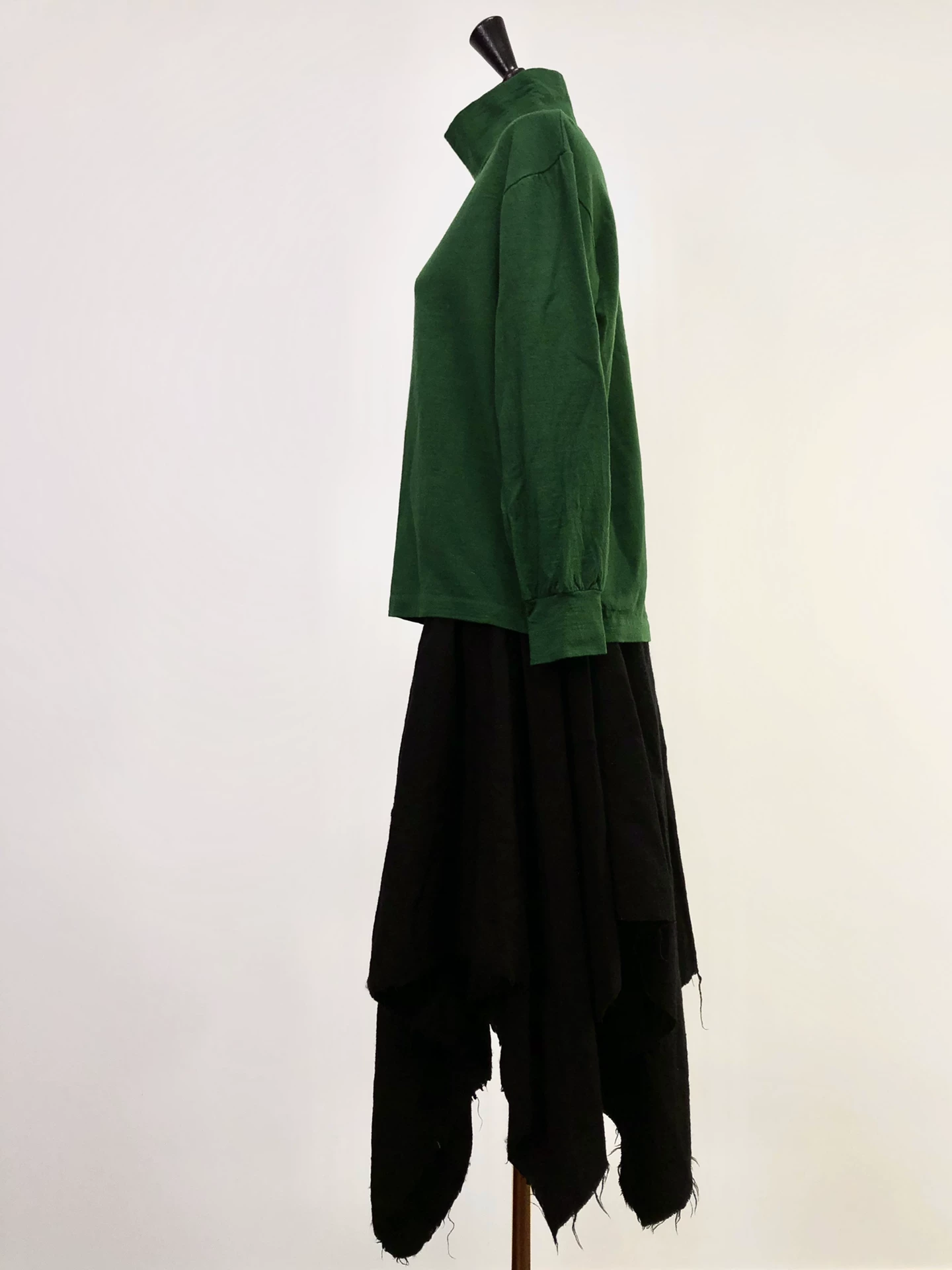 Comme des Garçons 80s Turtleneck Knit Sweater — front