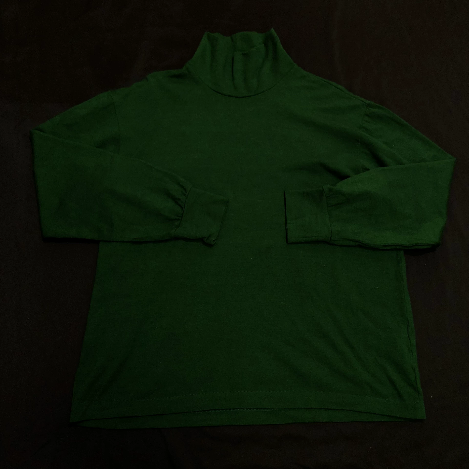 Comme des Garçons 80s Turtleneck Knit Sweater — detail