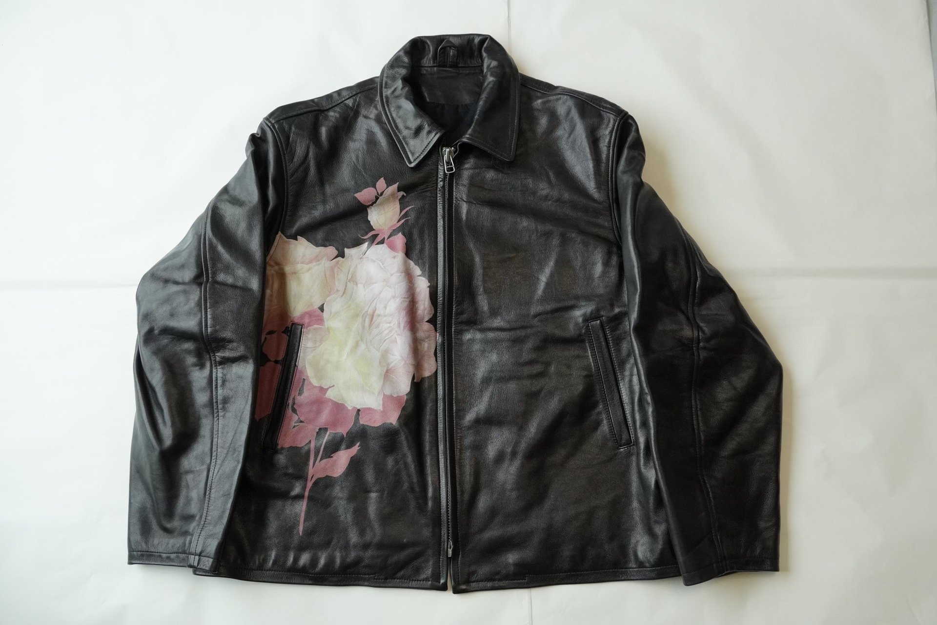 Yohji Yamamoto 1991AW Rose Leather Jacket