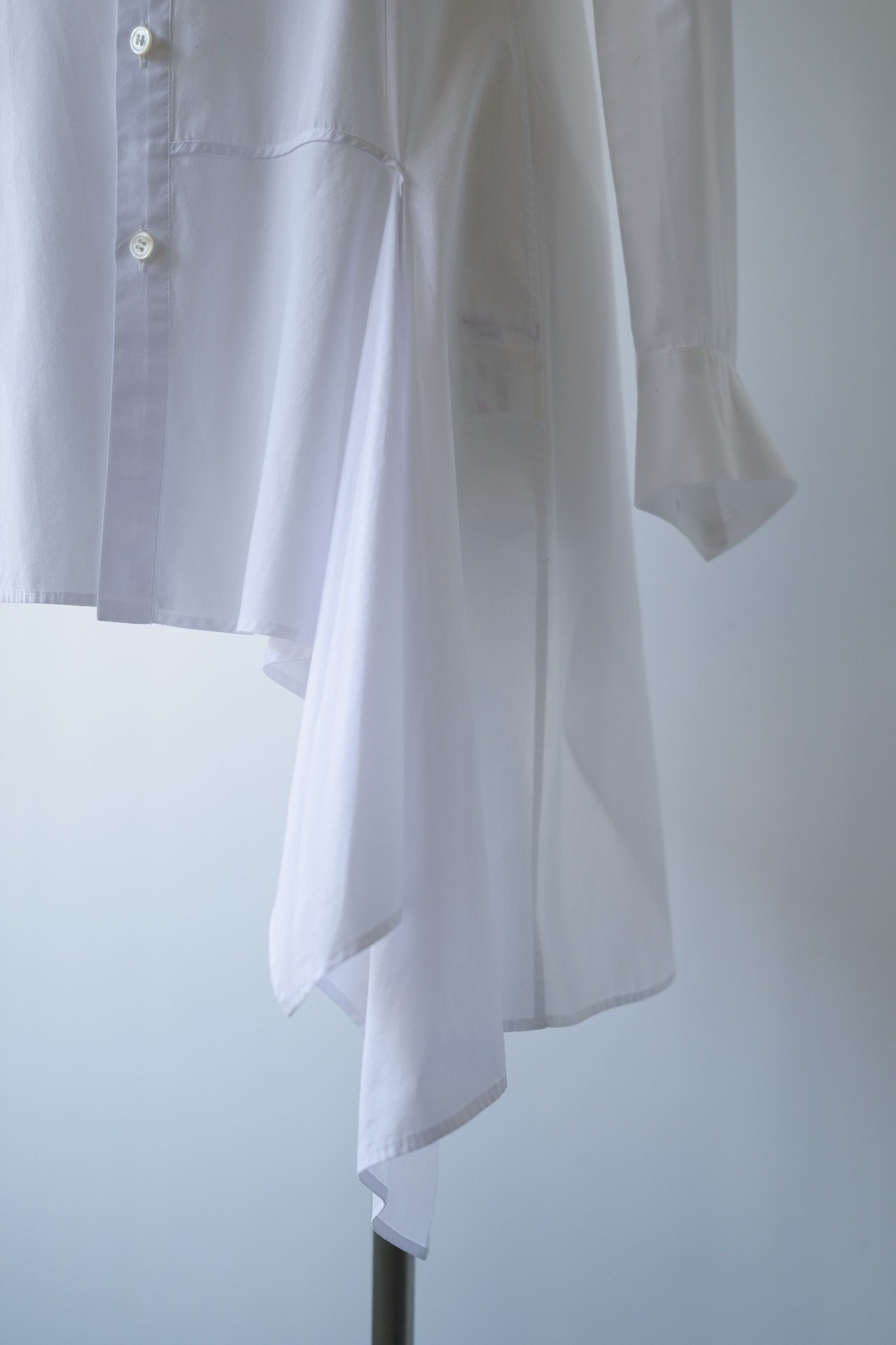 Yohji Yamamoto Noir Irregular Shirt — back