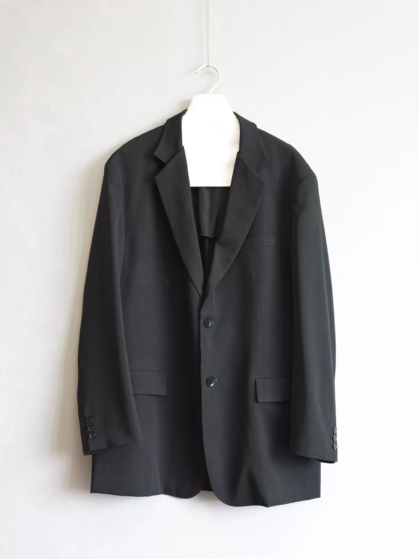 Yohji Yamamoto 11SS Detachable Collar Jacket — back