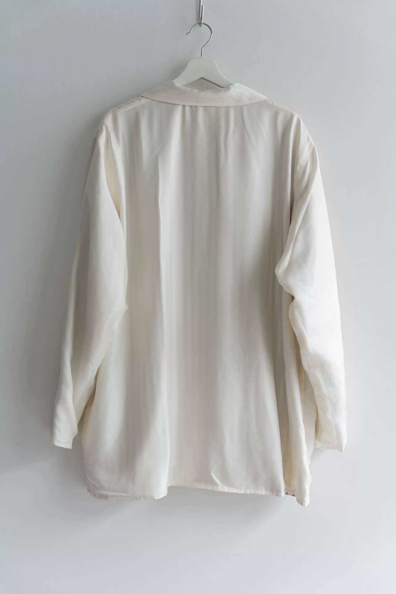 Yohji Yamamoto 98ss Stripe Silk Reversible Jacket — front