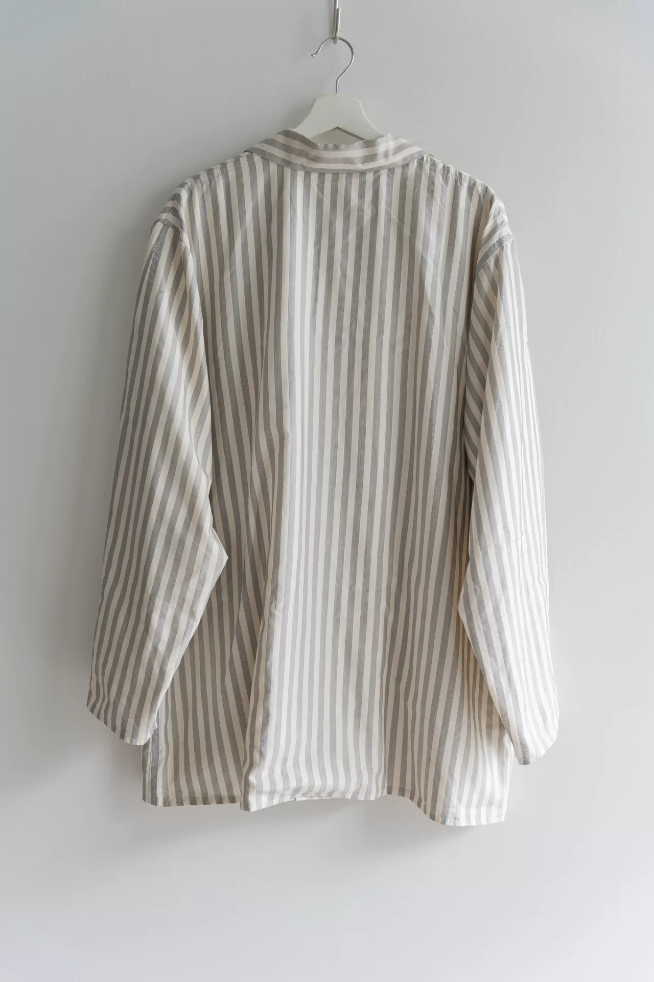 Yohji Yamamoto 98ss Stripe Silk Reversible Jacket — back