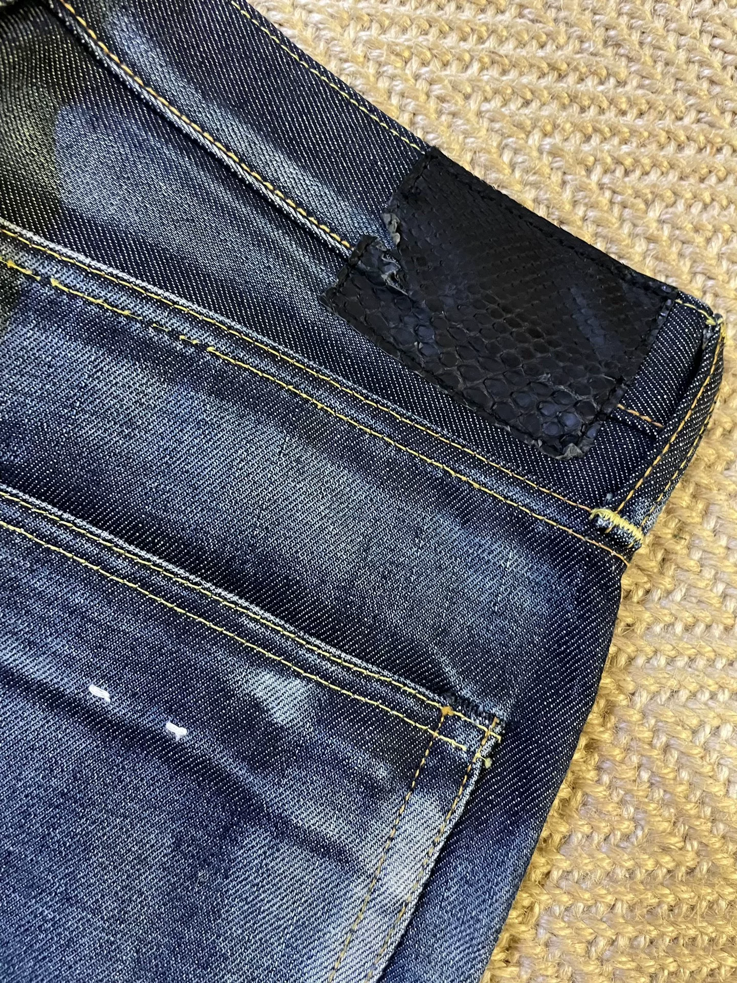 VISVIM Social Sculpture 04NW Jeans — label