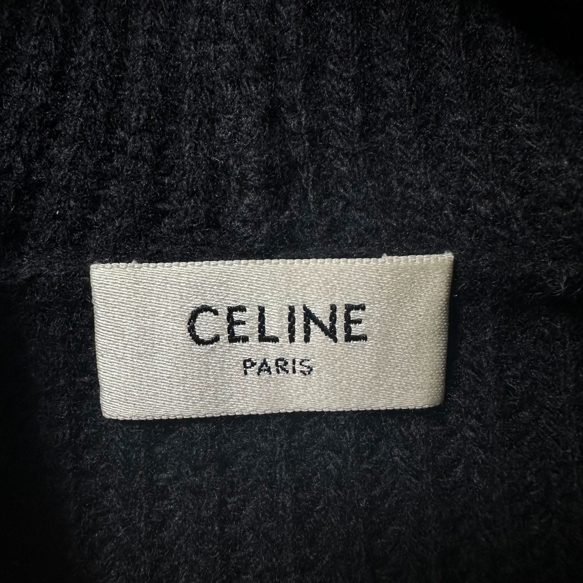 Celine Lettering Hoodie — back