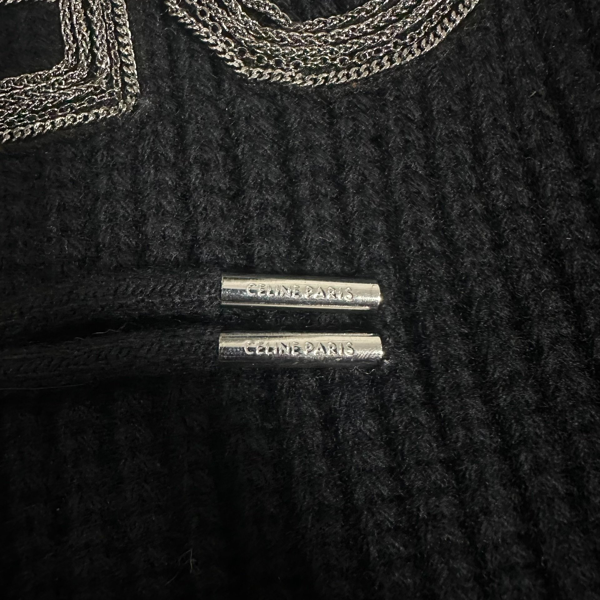 Celine Lettering Hoodie — front