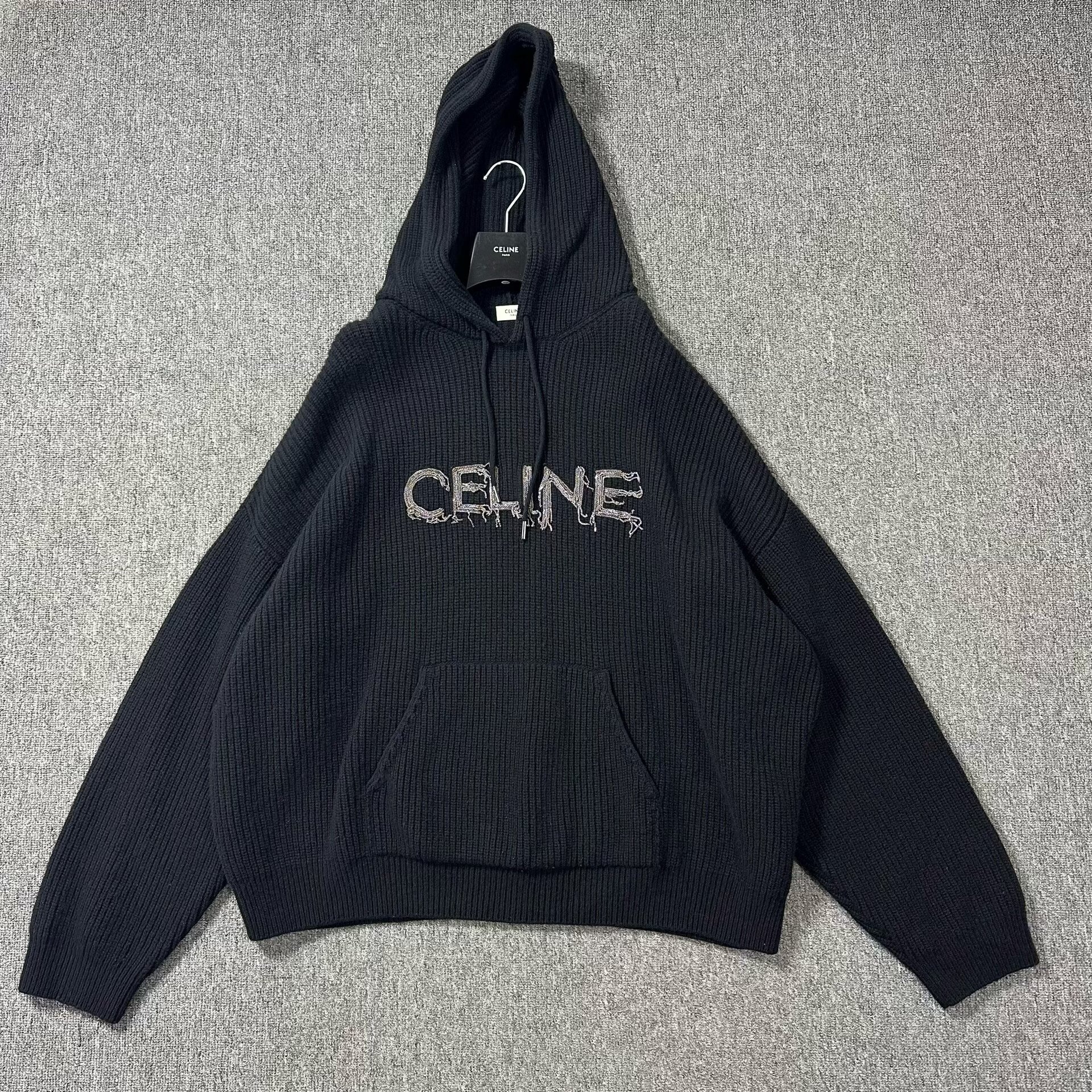 Celine Lettering Hoodie