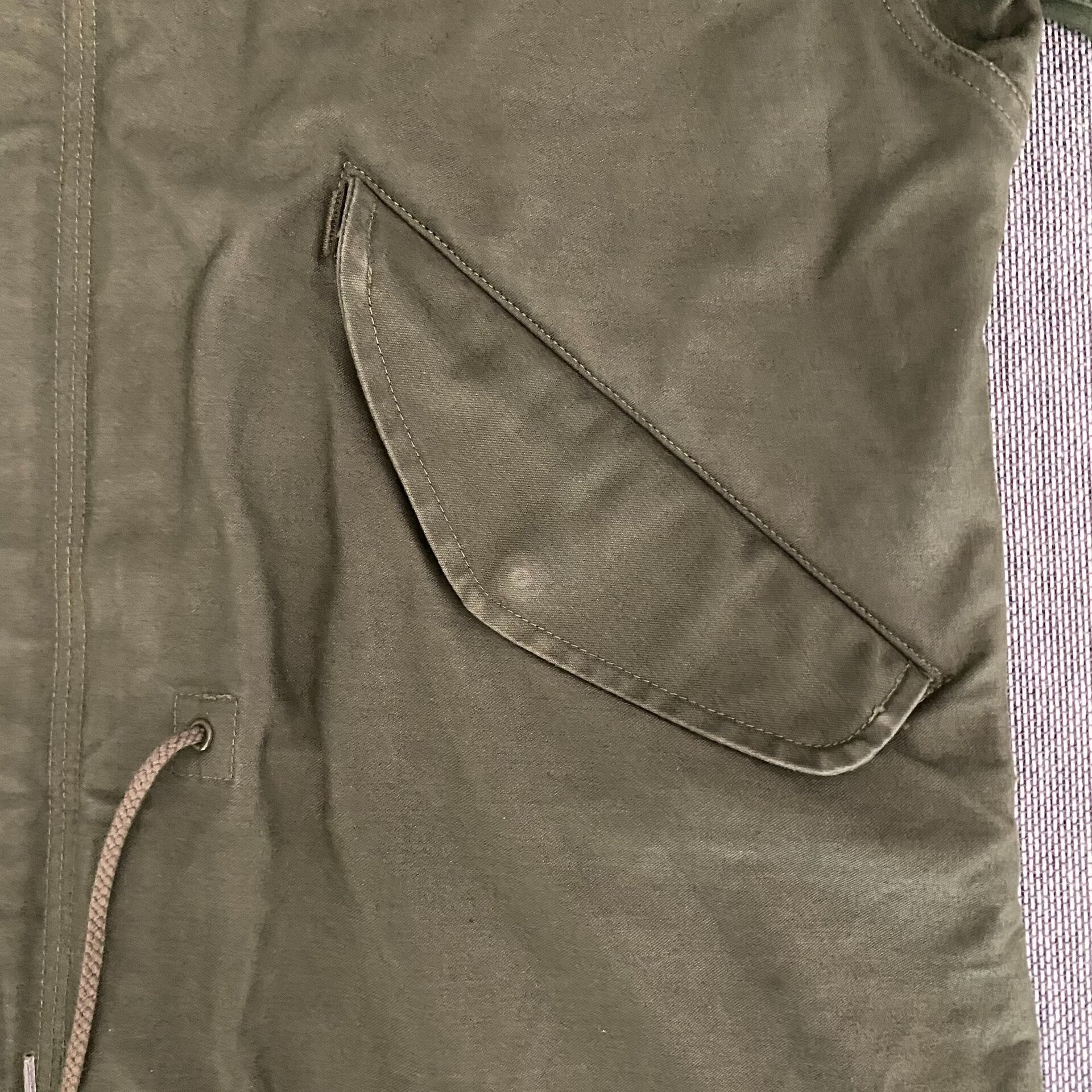 The Real Mccoys M51 Trench Coat — label