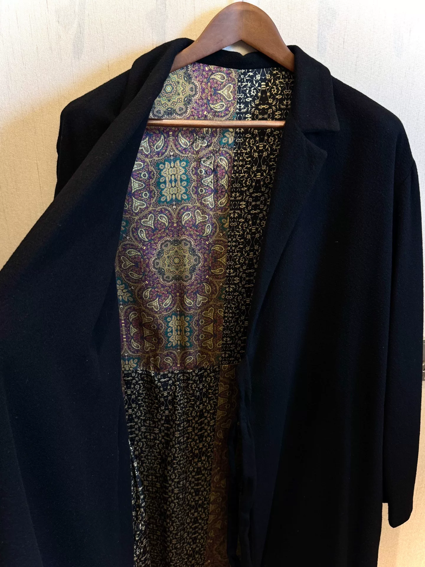 Geoffrey B Piacenza Kimono Cashmere Coat — back
