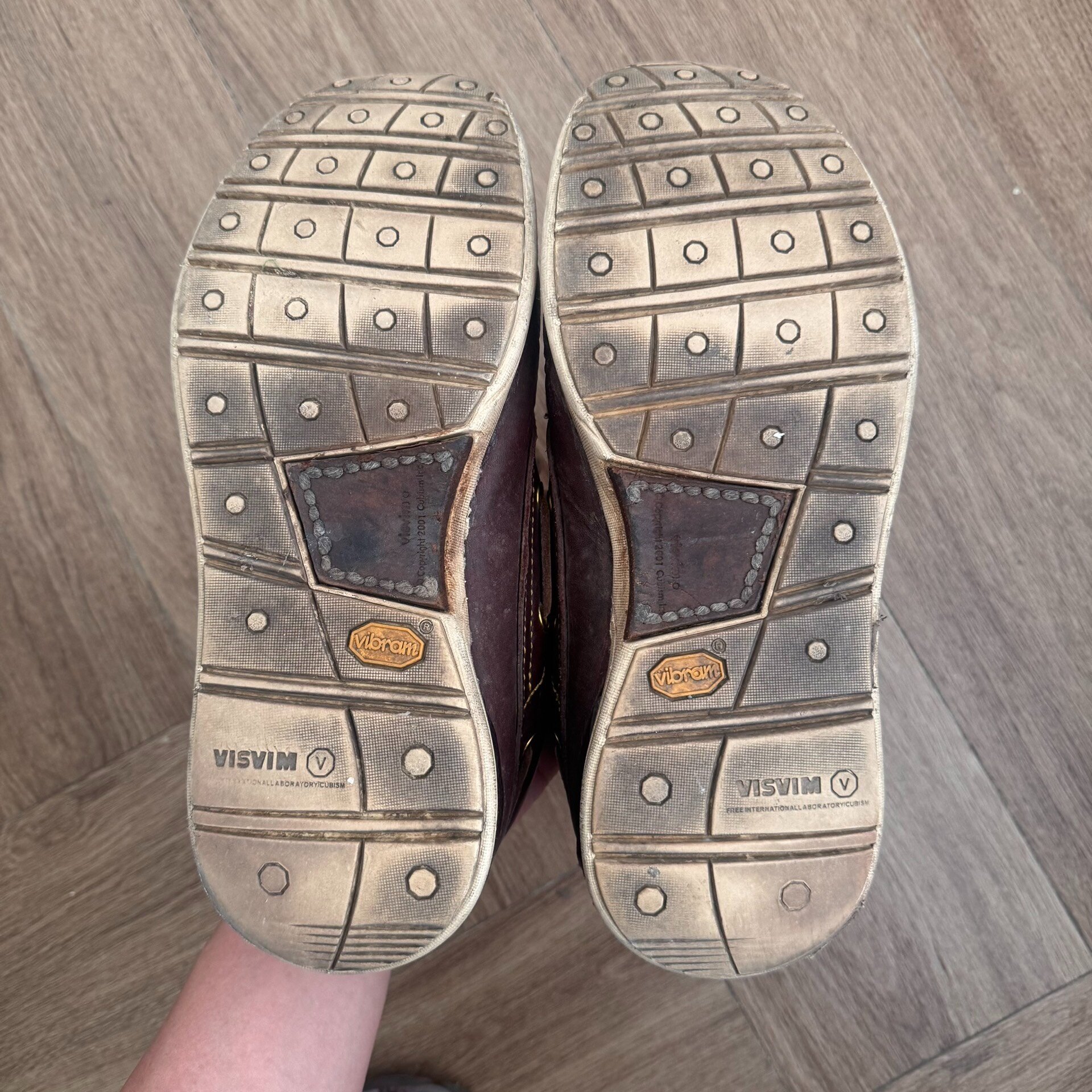 VISVIM ICT AMERICANA DECK Shoes — label