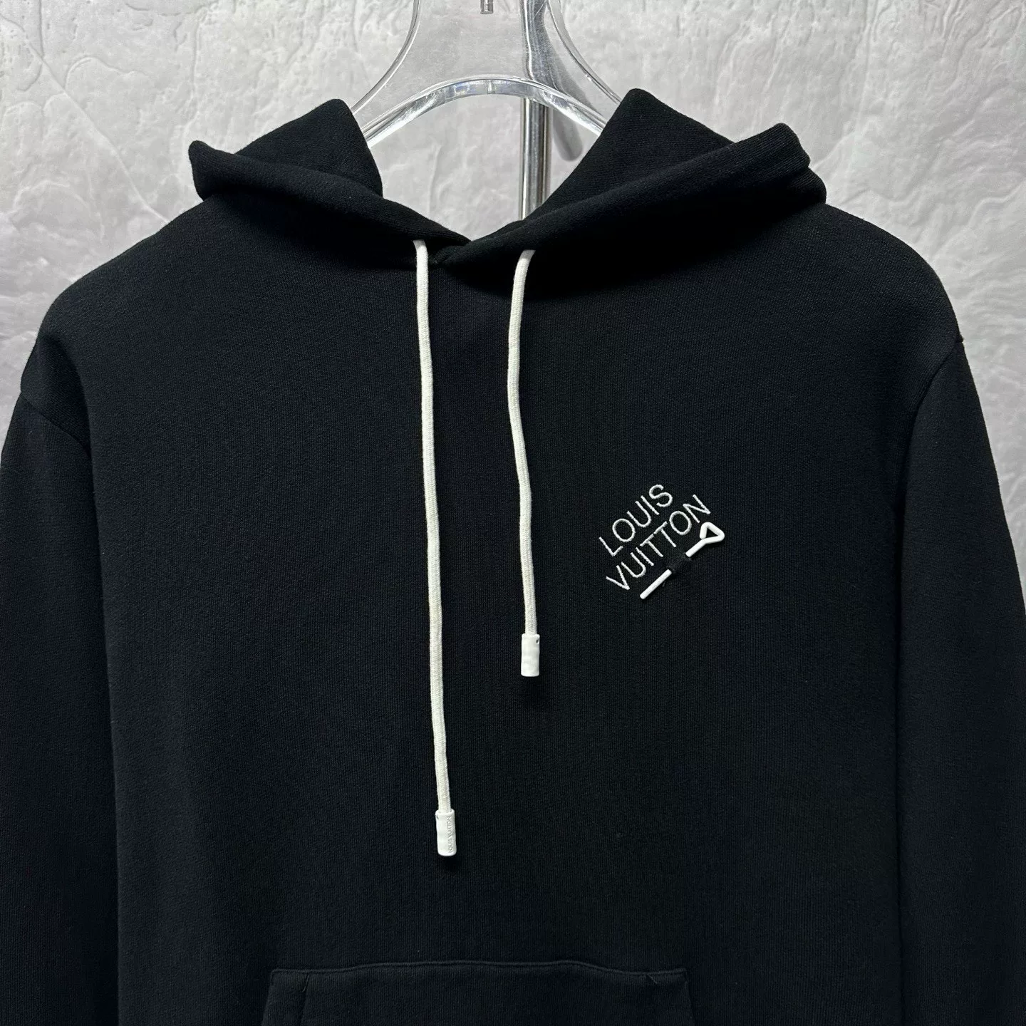 Louis Vuitton Brooch Embroidery Hoodie S — front