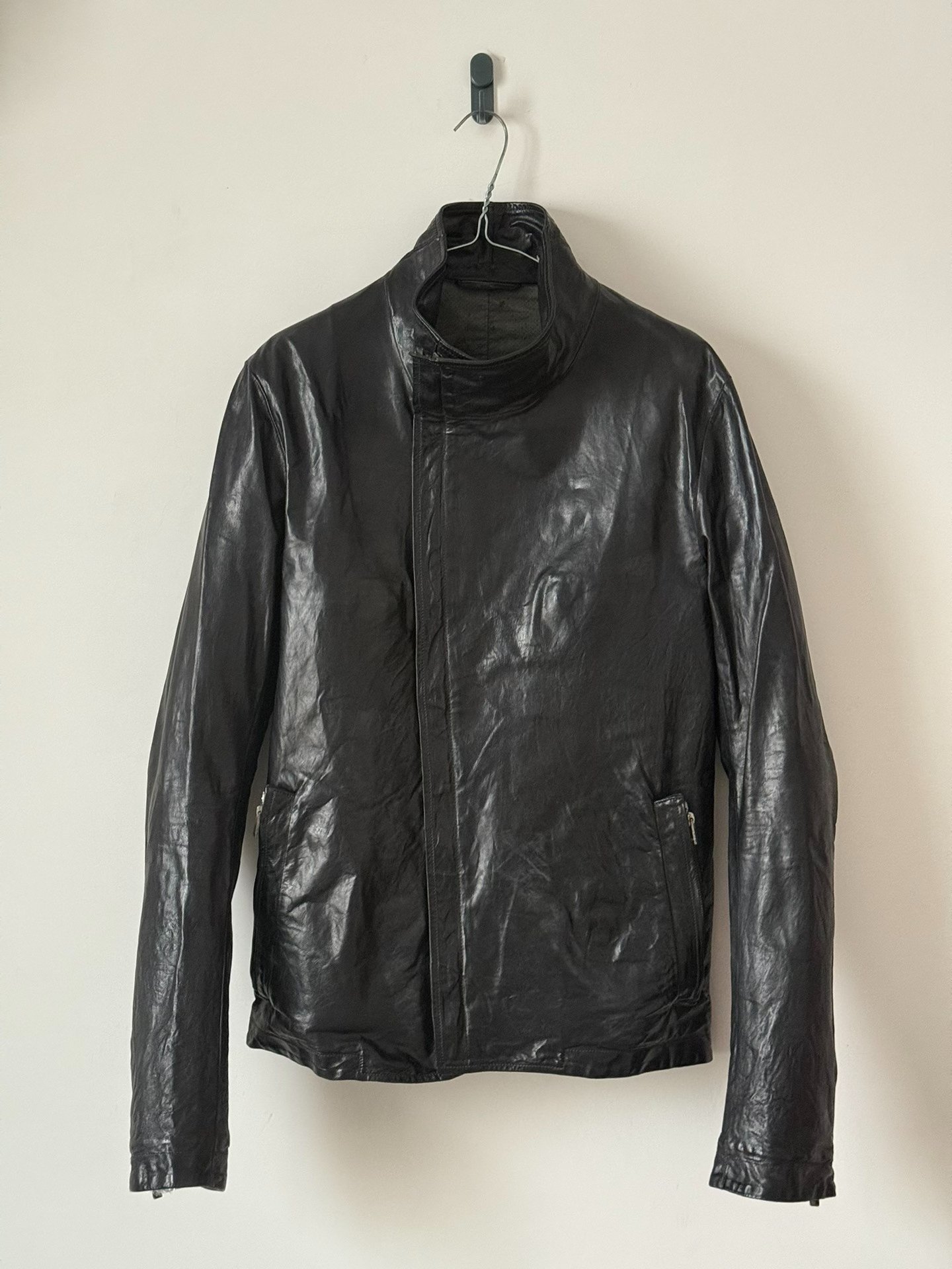 CarolChristianPoell Black Leather Jacket — front