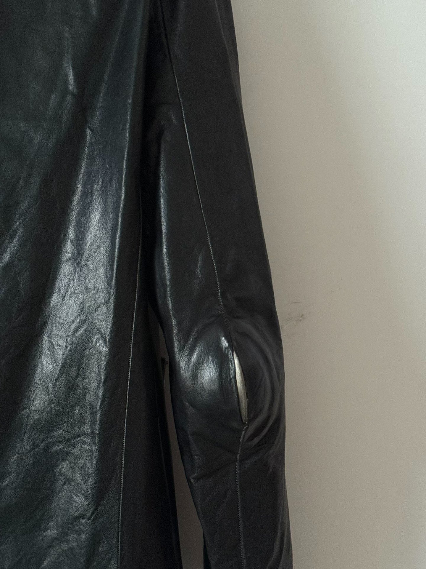 CarolChristianPoell Black Leather Jacket — back
