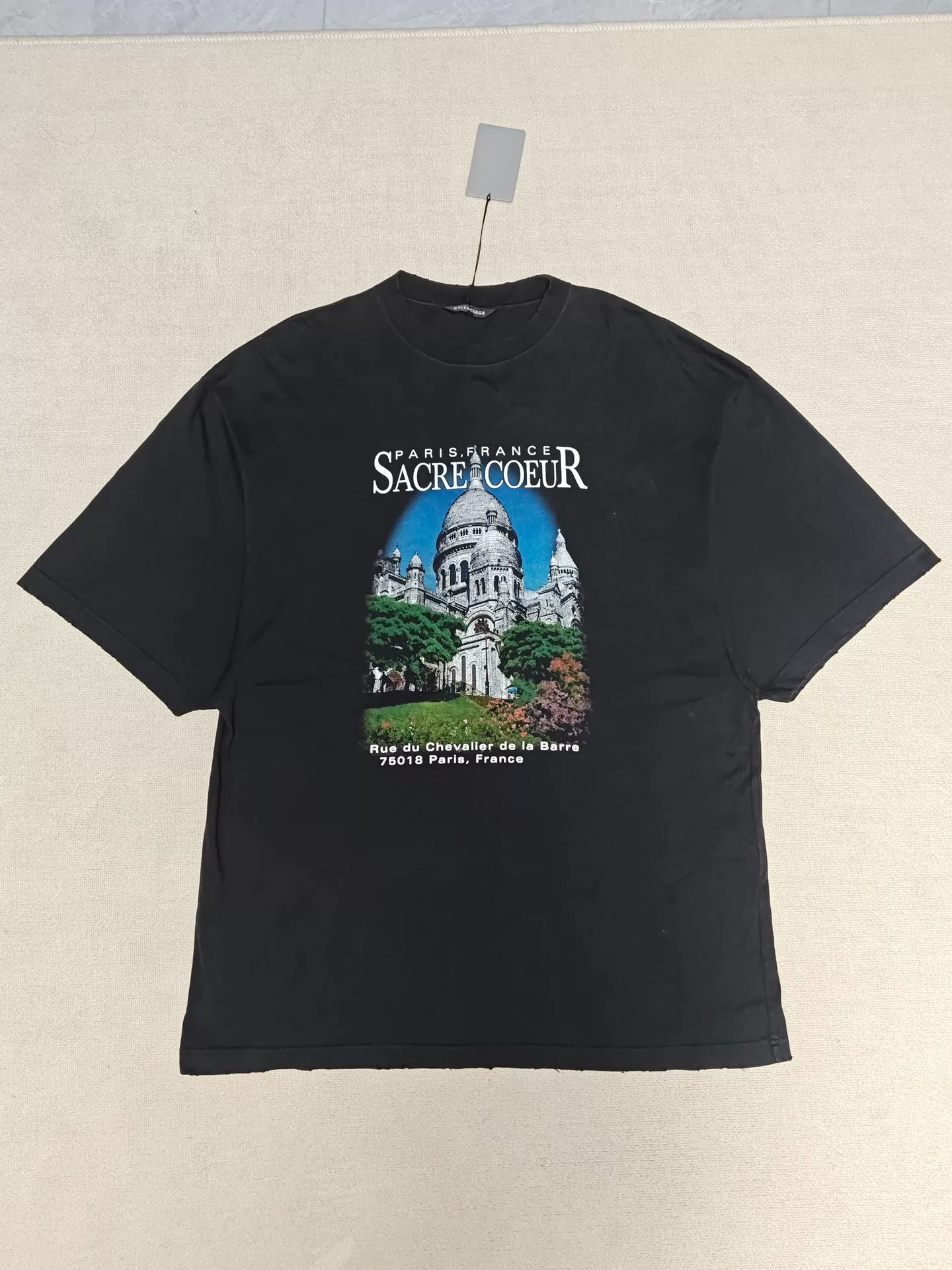 Balenciaga Sacre Coeur Paris Graphic T-Shirt