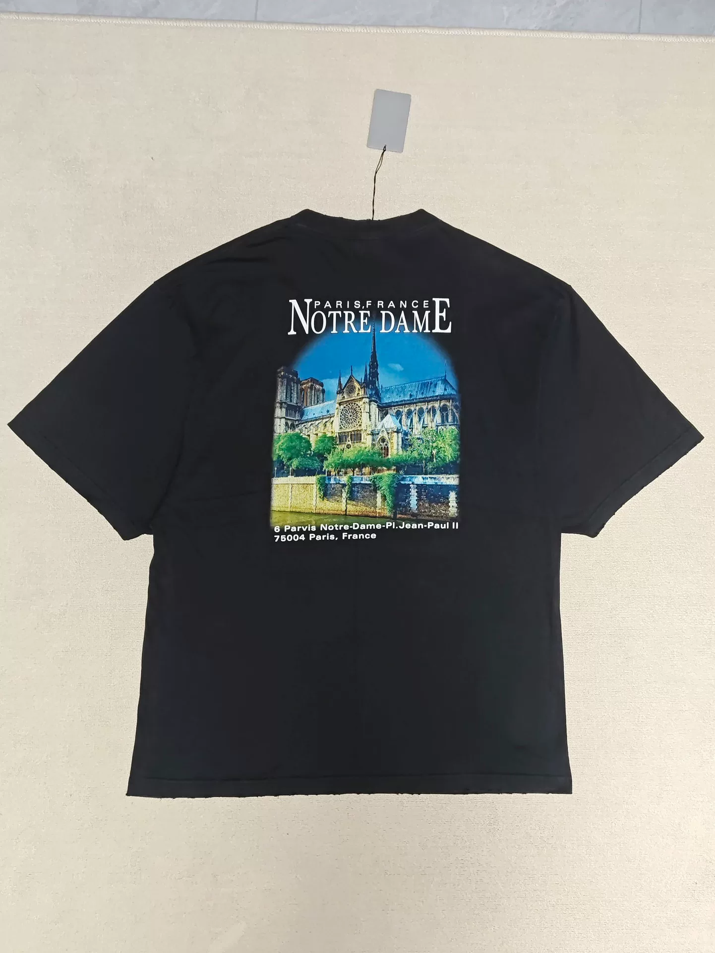 Balenciaga Sacre Coeur Paris Graphic T-Shirt — front