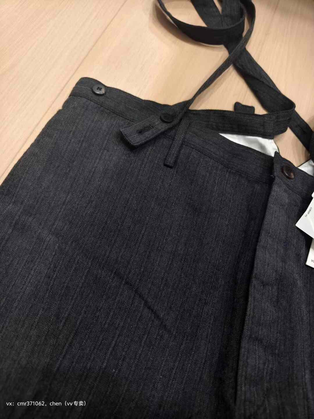 visvim 21ss Travailler Braces Herringbone Pants — front