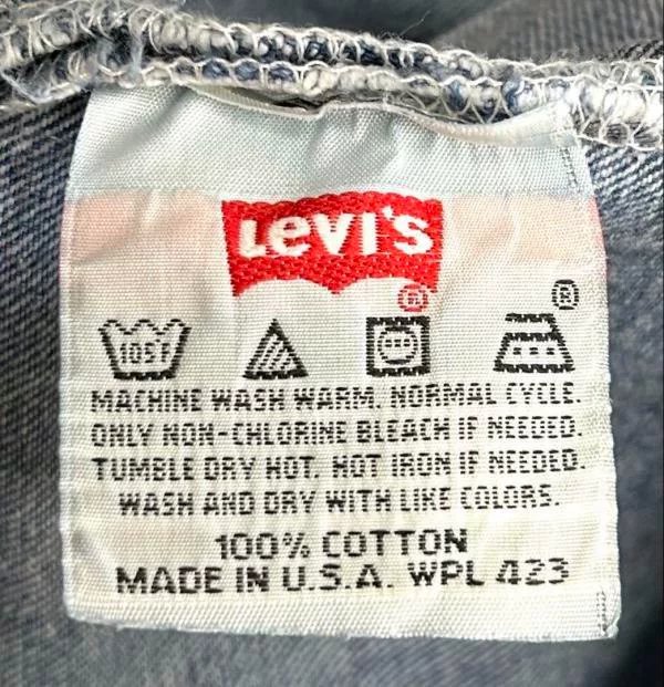 Levi's 501 1996 American Made — back