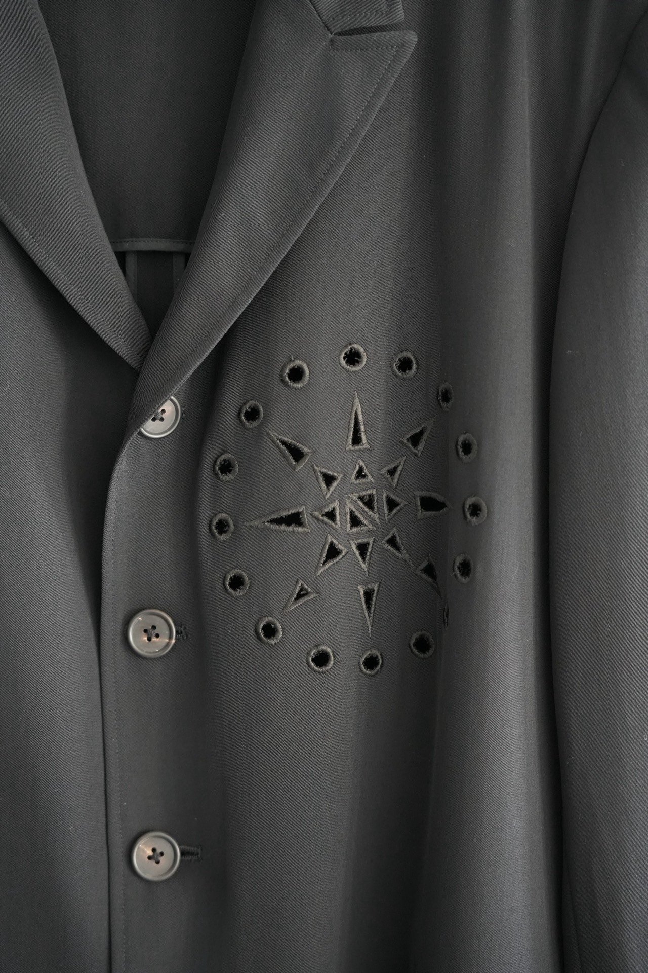 Yohji Yamamoto 90s Cutout Blazer — back