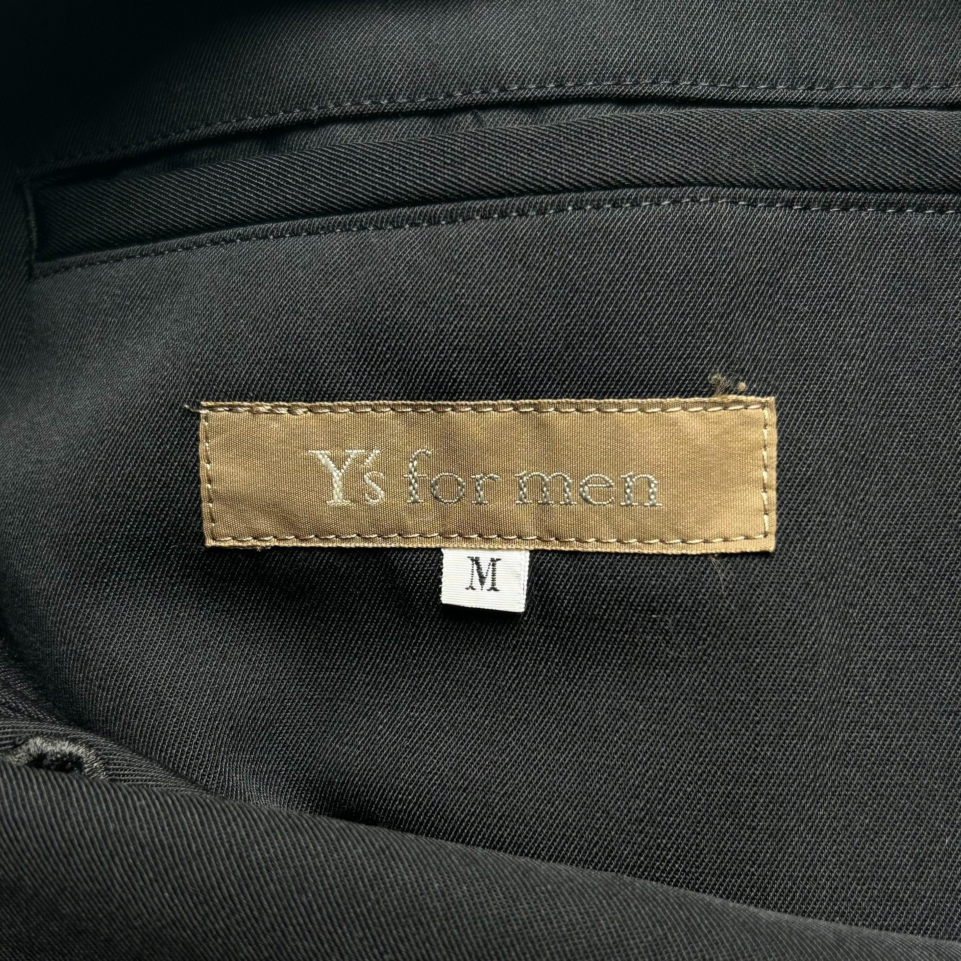 Yohji Yamamoto 90s Cutout Blazer — label