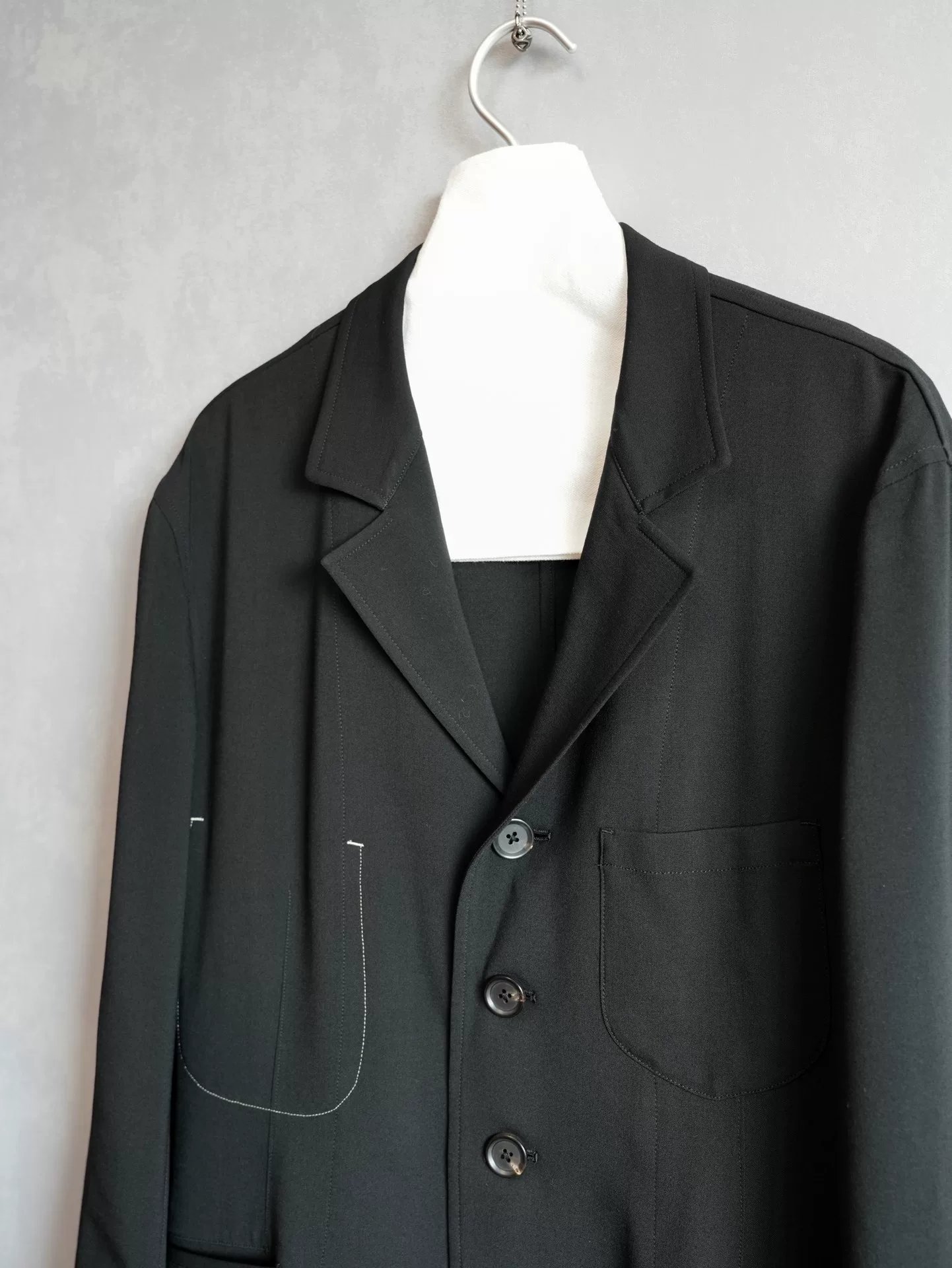 Yohji Yamamoto 13SS Stitch Wool Jacket — front
