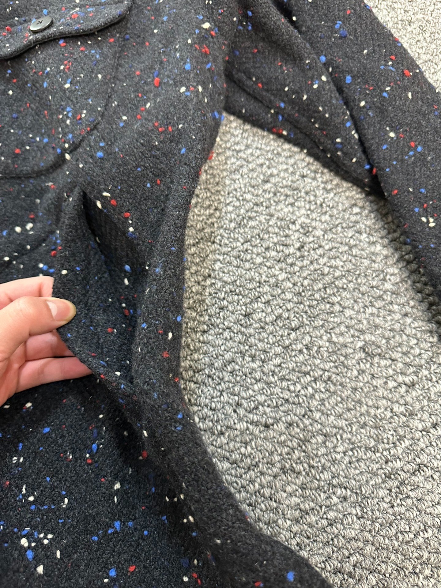 visvim wool jacket size 2 — detail