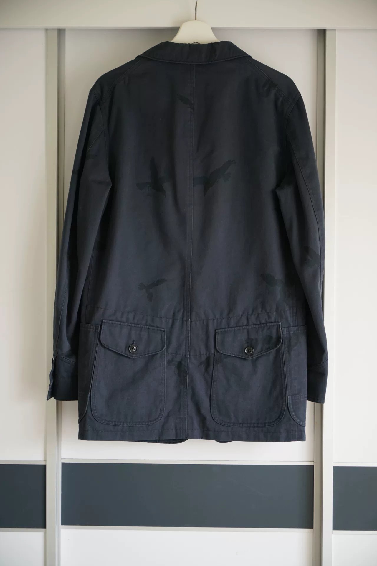 Yohji Yamamoto 11AW Crow Print Blazer — front