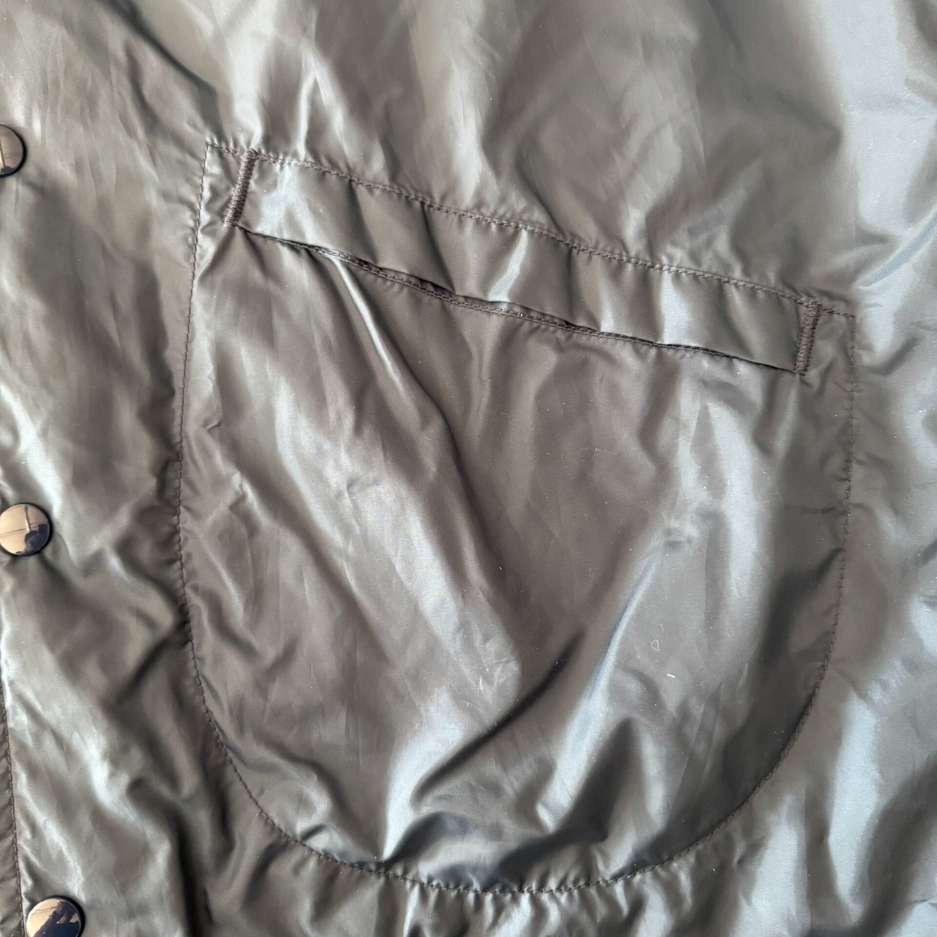 Warehouse Bodies Navy Coach Jacket — label